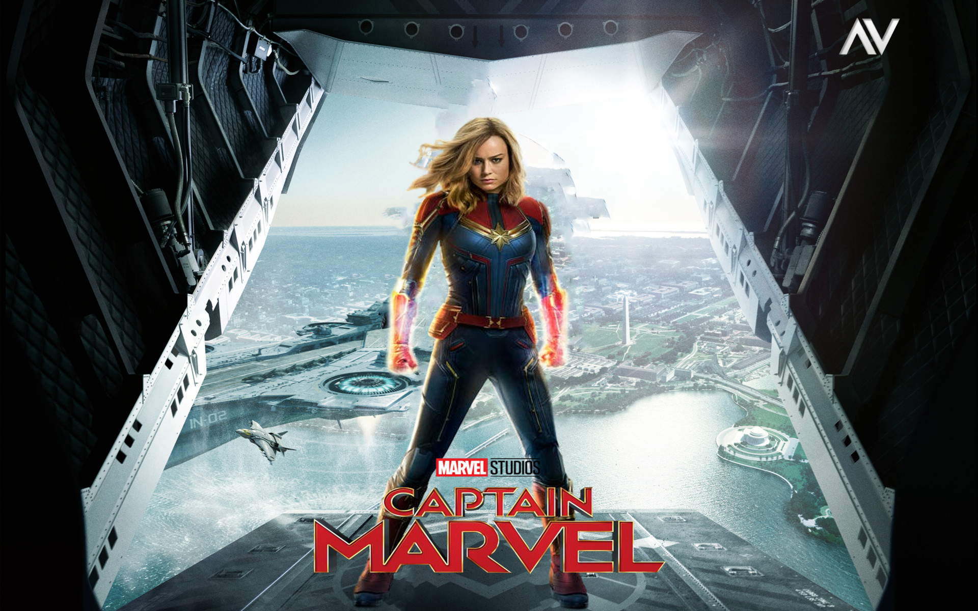 Captain Marvel 2019 Official Poster Wallpapers