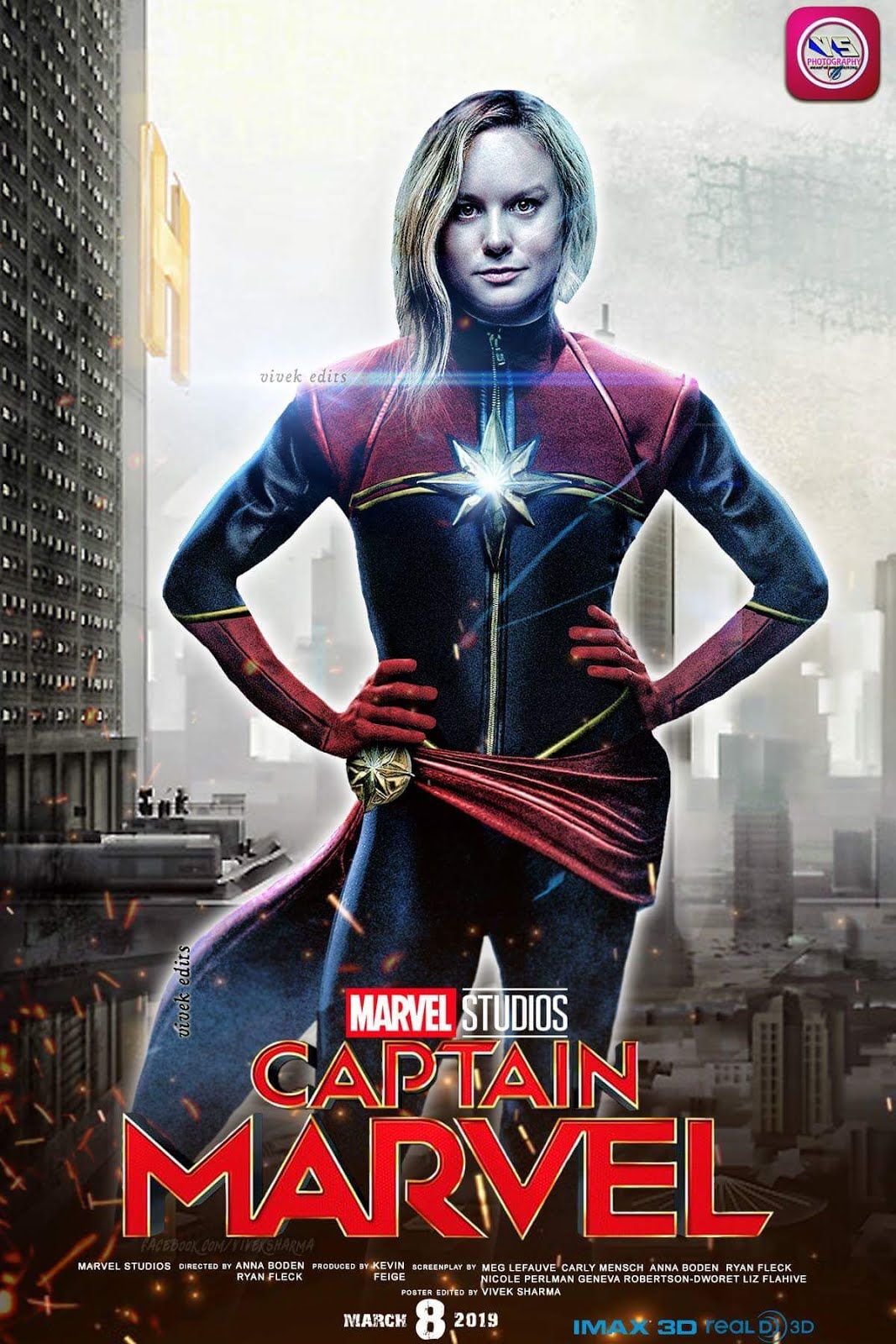 Captain Marvel 2019 Official Poster Wallpapers