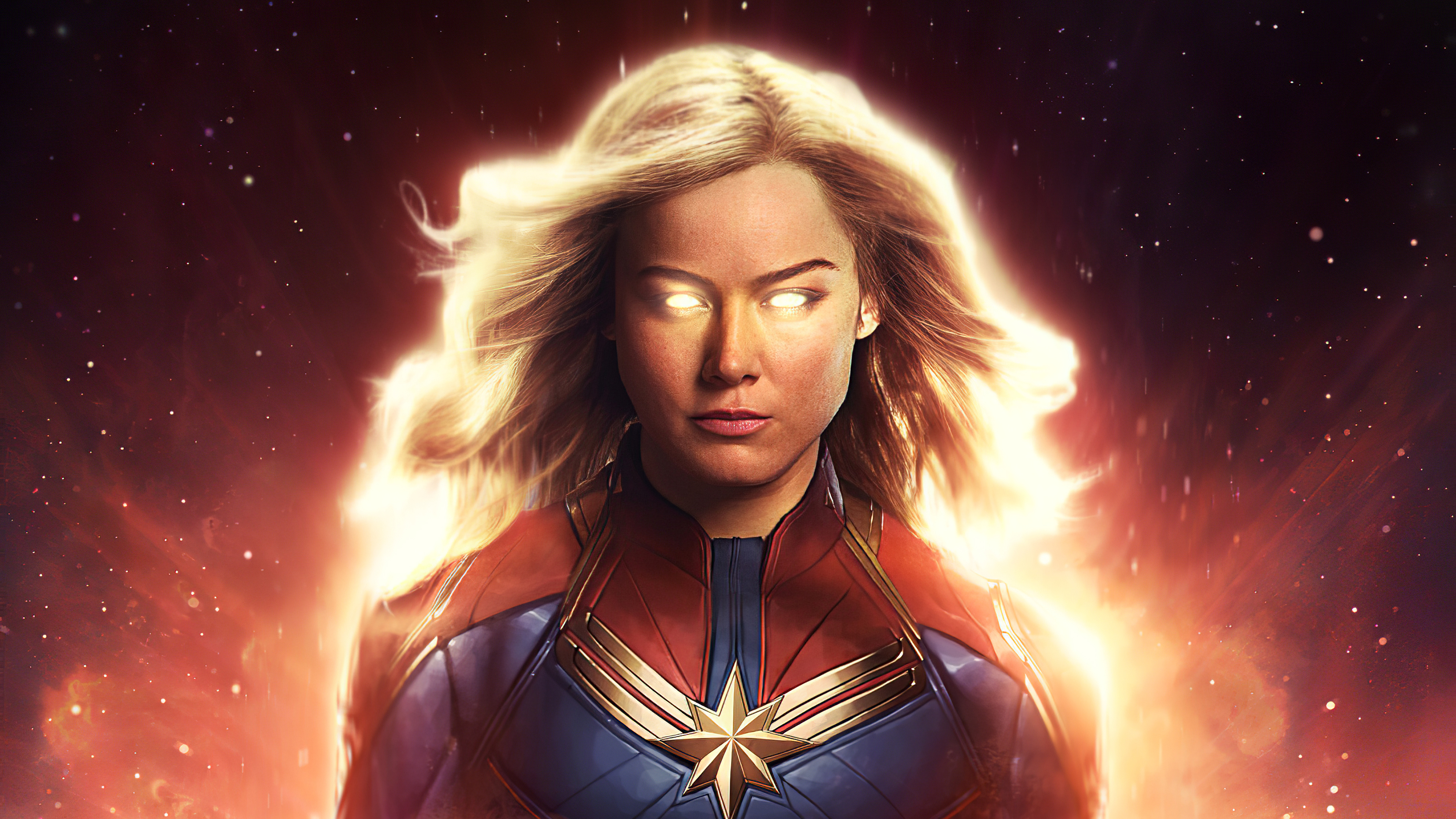 Captain Marvel Movie Brie Larson Artwork Wallpapers