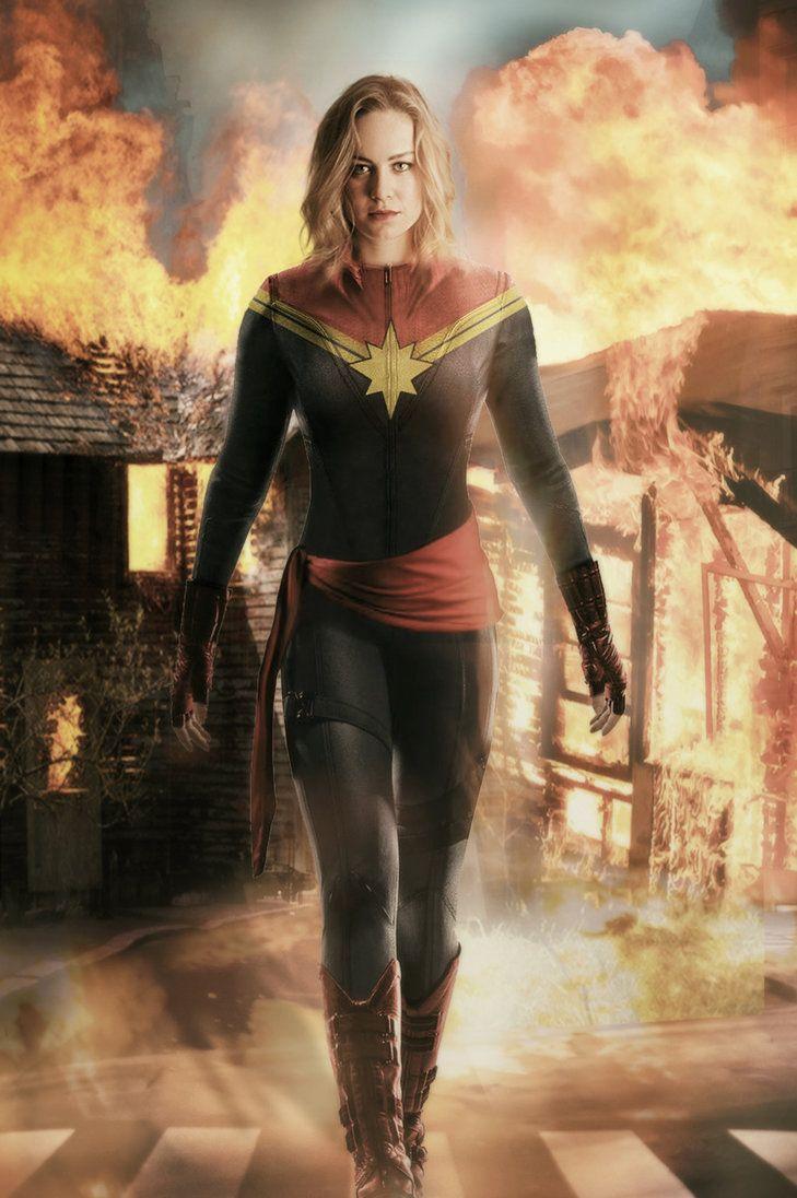 Captain Marvel Movie Brie Larson Artwork Wallpapers