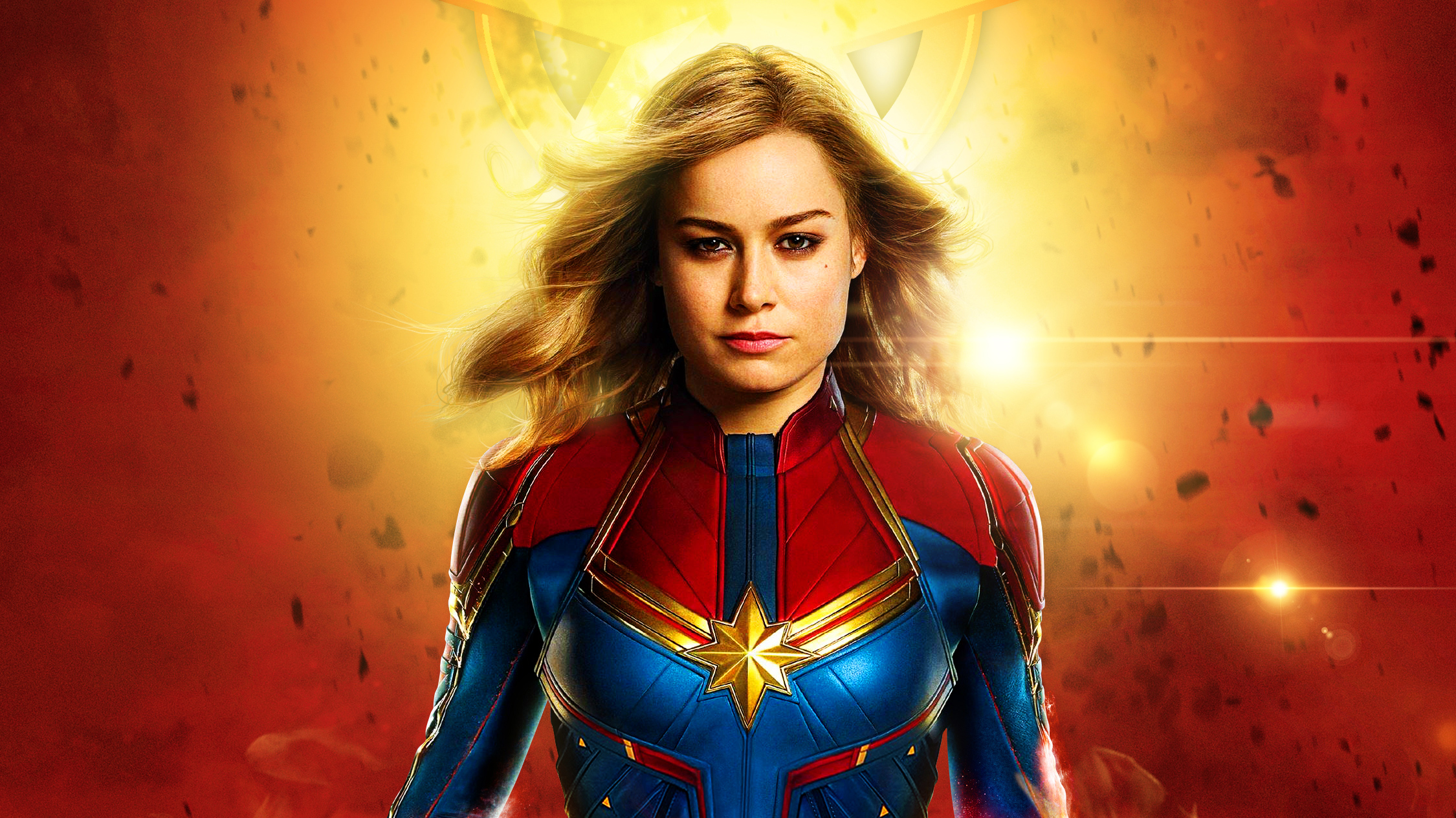 Captain Marvel Movie Brie Larson Artwork Wallpapers