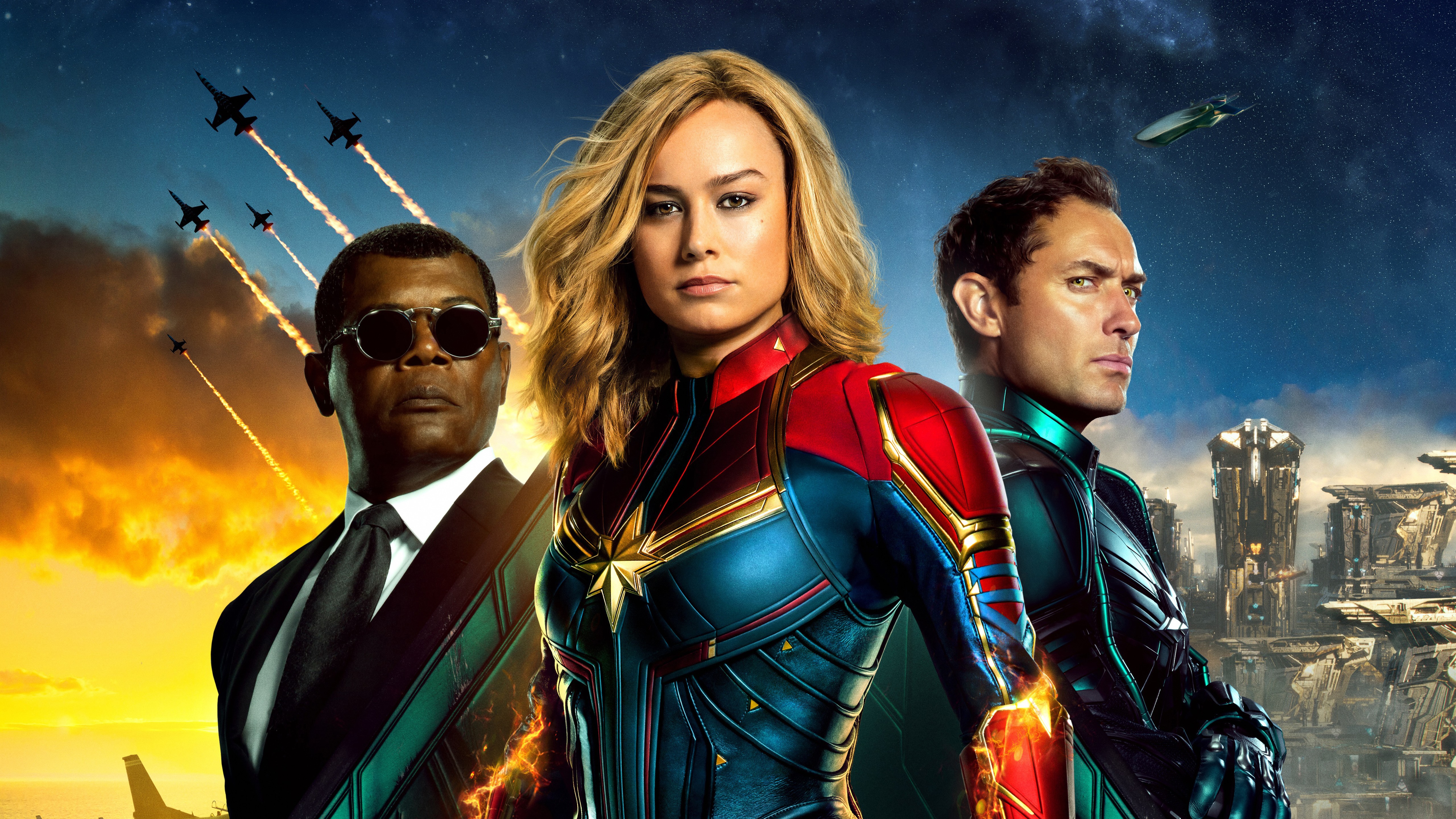 Captain Marvel Seal Team 2019 Wallpapers