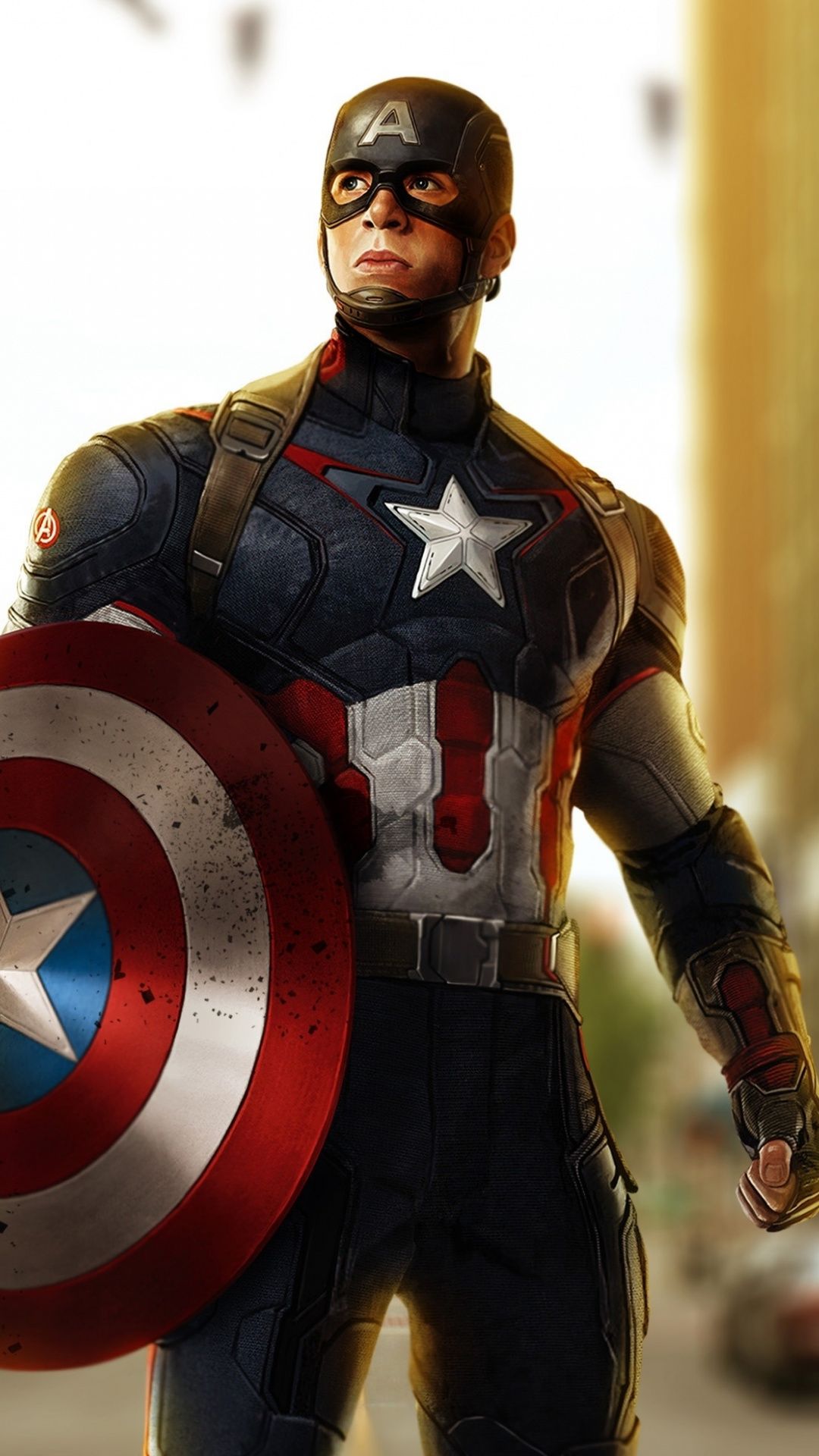 Chris Evans As Captain America Wallpapers