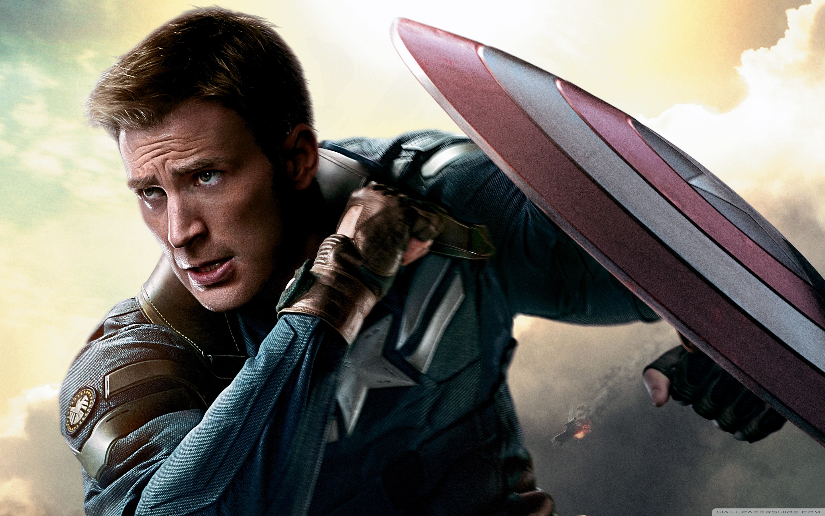 Chris Evans As Captain America Wallpapers