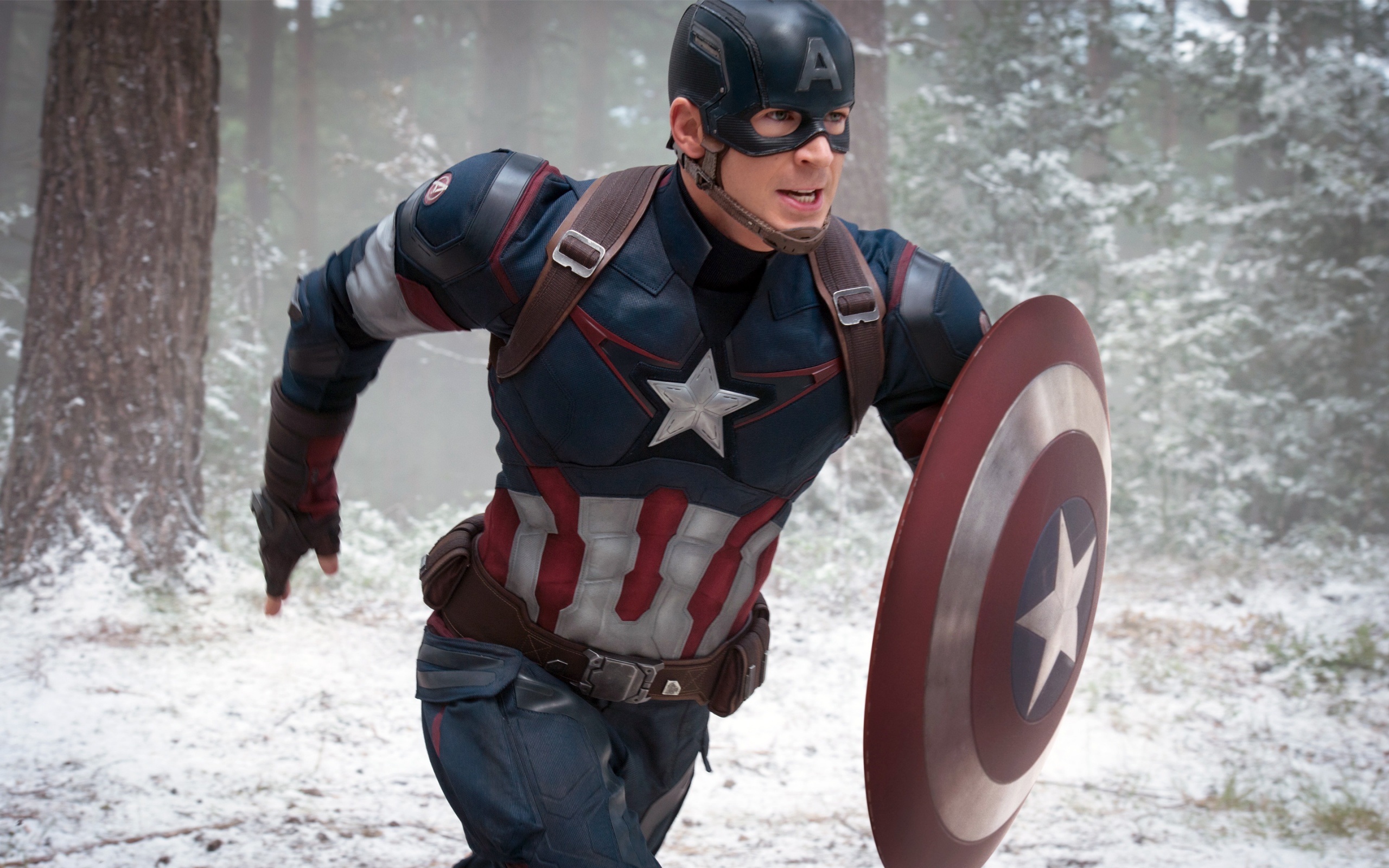 Chris Evans As Captain America Wallpapers