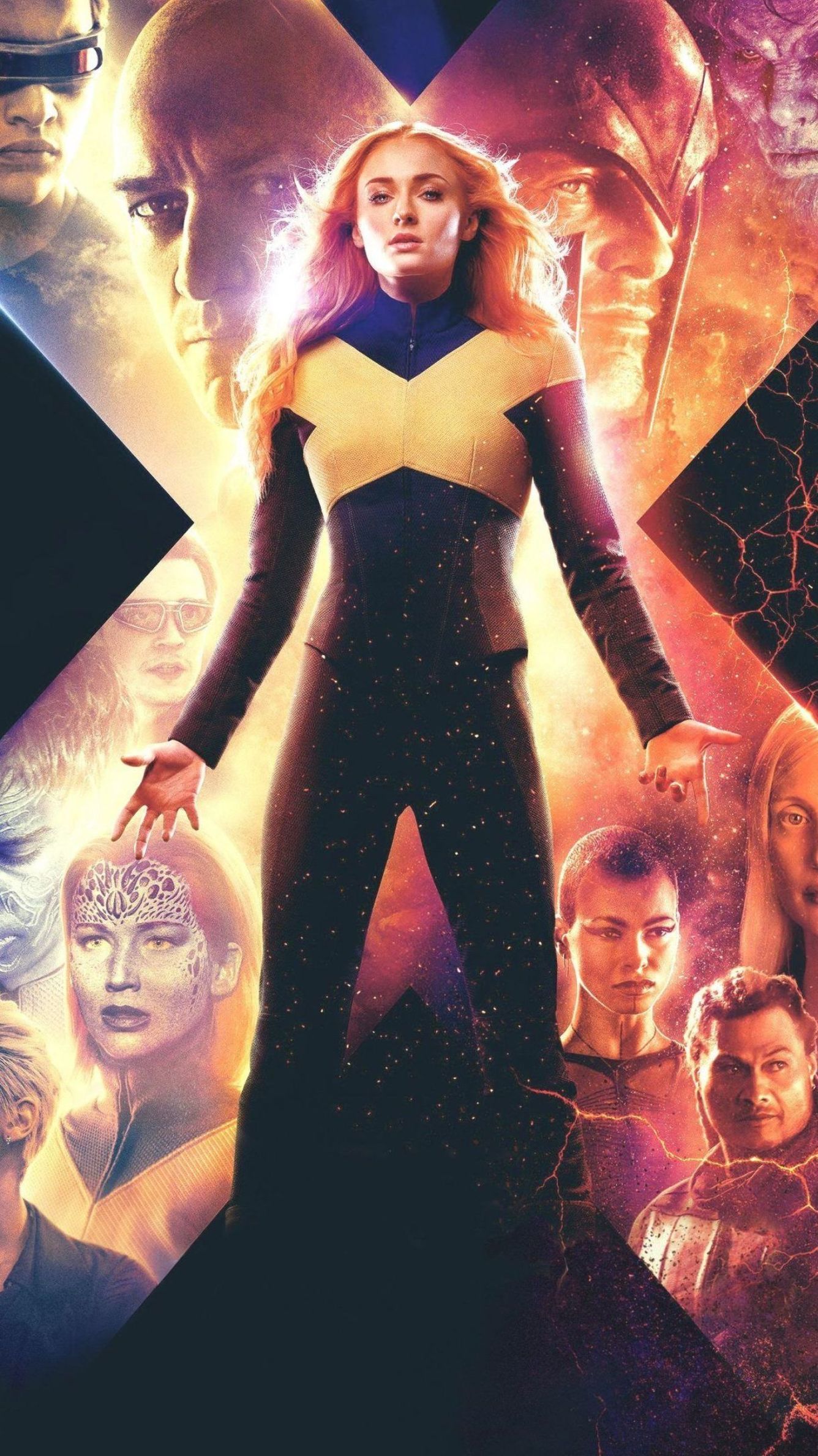 Dark Phoenix X-Men Movie Poster Wallpapers