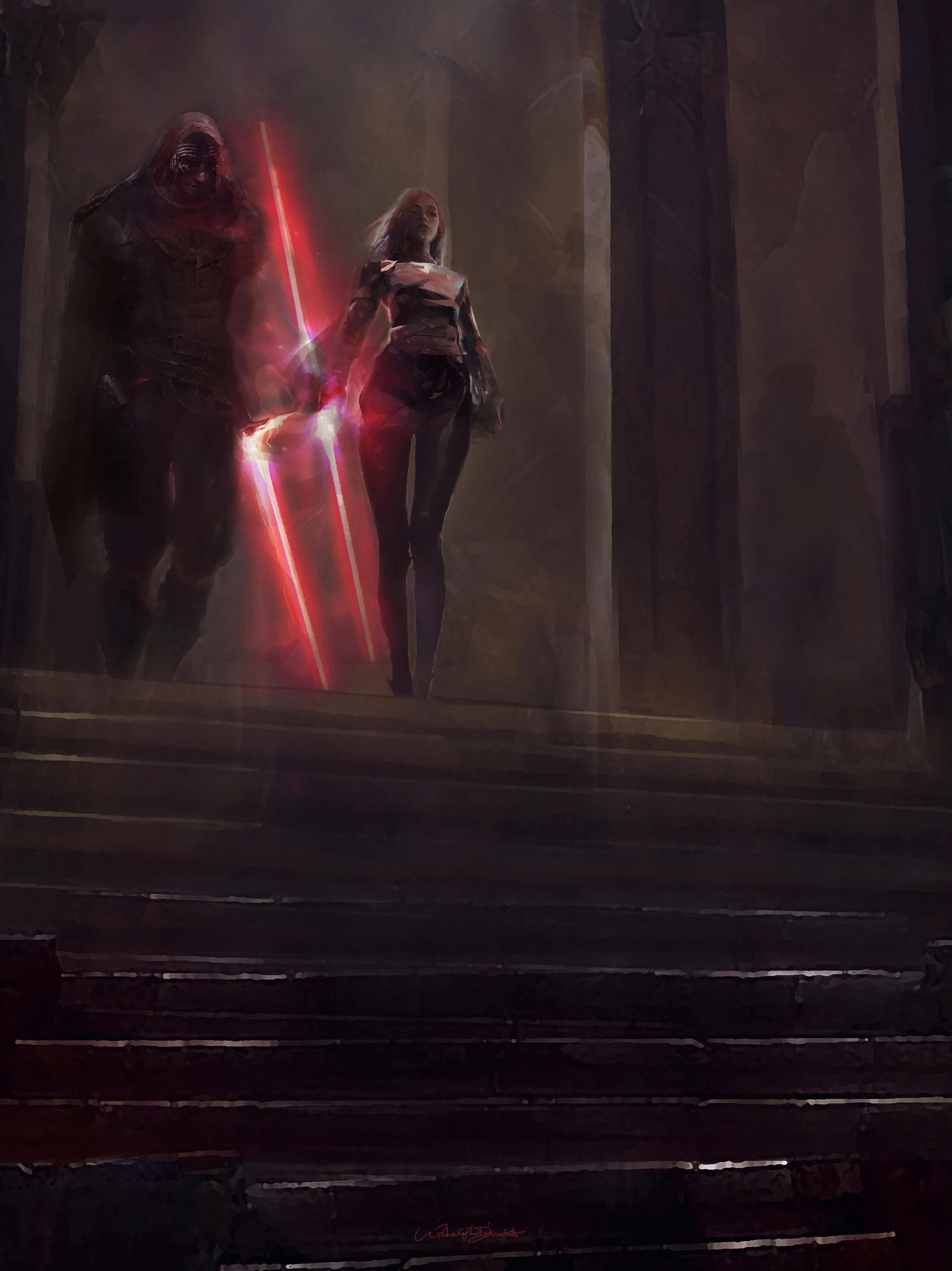 Dark Rey Star Wars Art Wallpapers