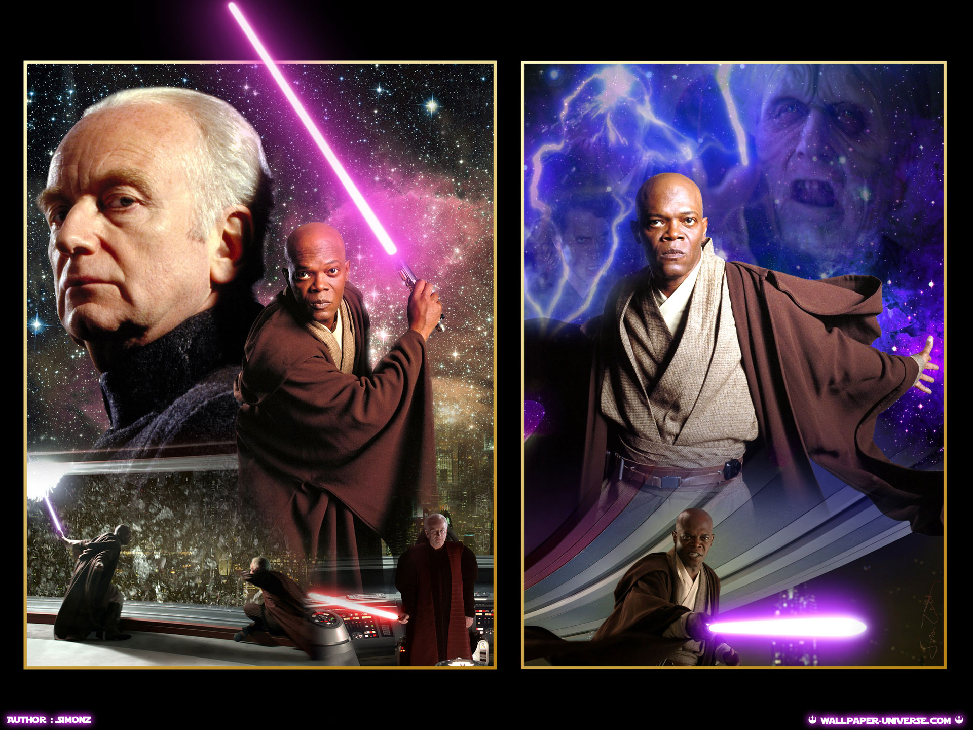 Darth Vader Vs Mace Windu Star Wars Wallpapers