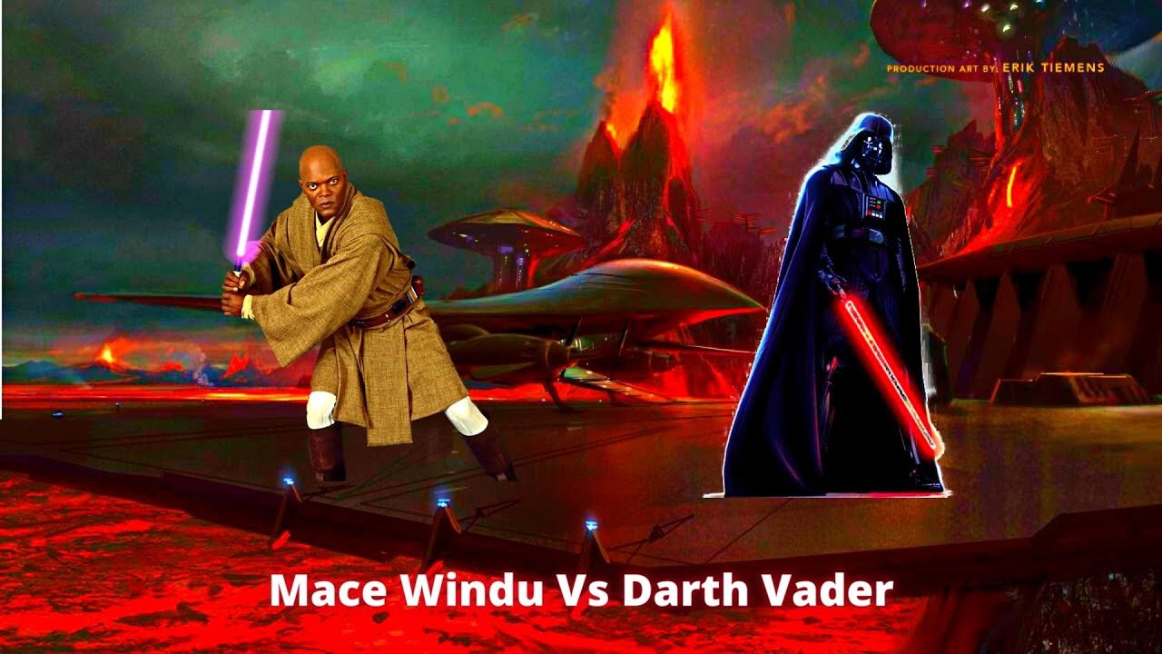 Darth Vader Vs Mace Windu Star Wars Wallpapers