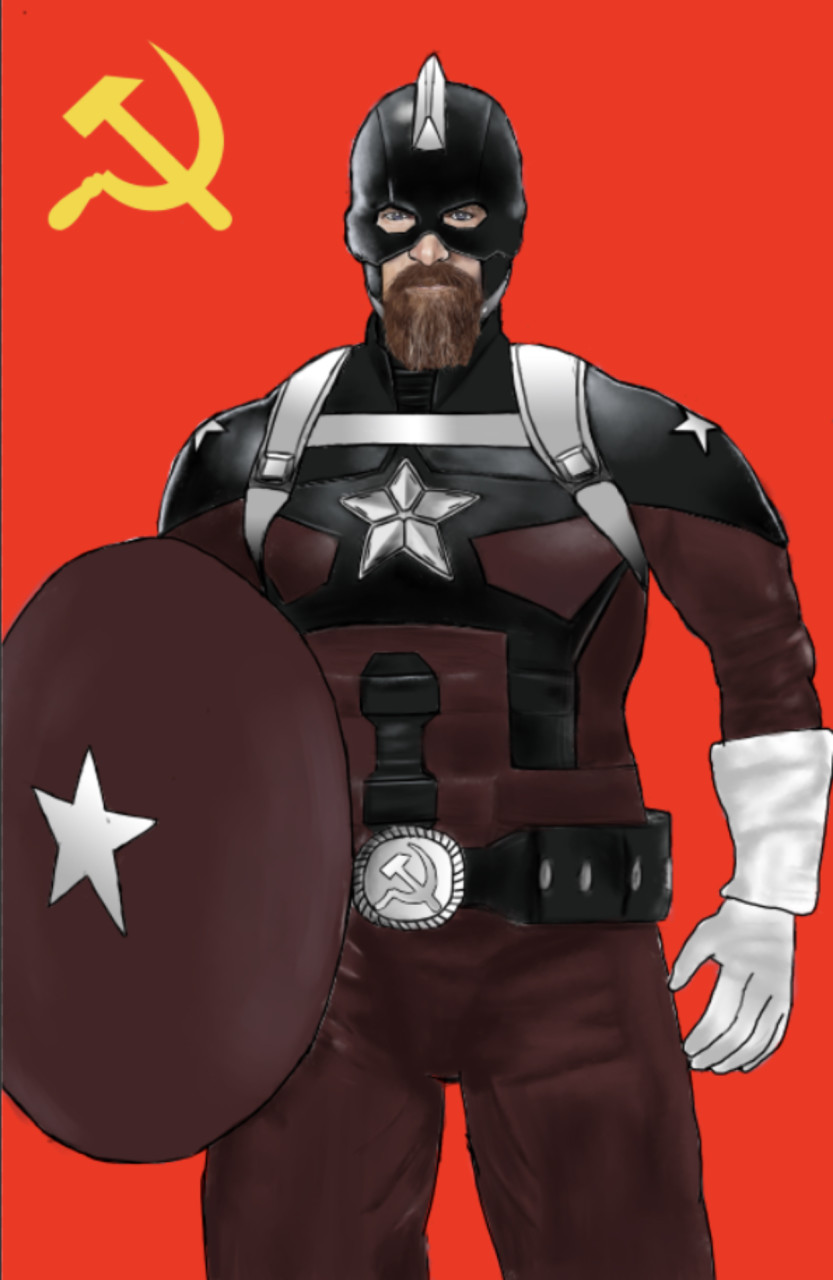 David Harbour As Red Guardian Art Wallpapers