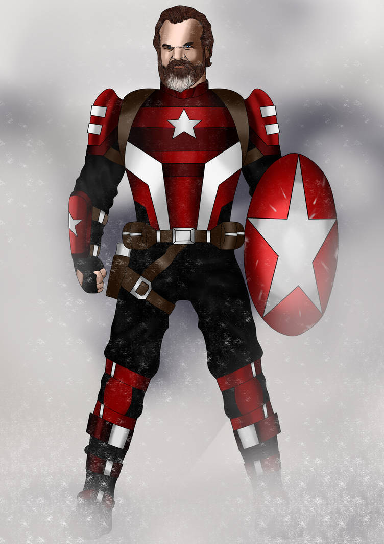 David Harbour As Red Guardian Art Wallpapers