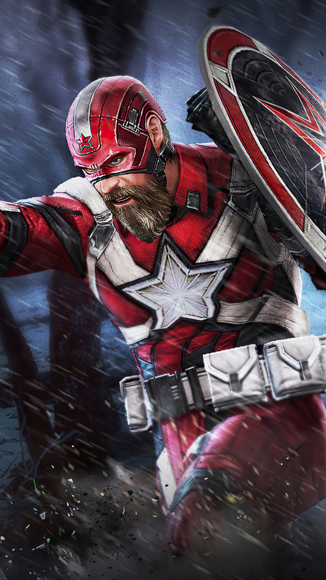 David Harbour As Red Guardian Art Wallpapers