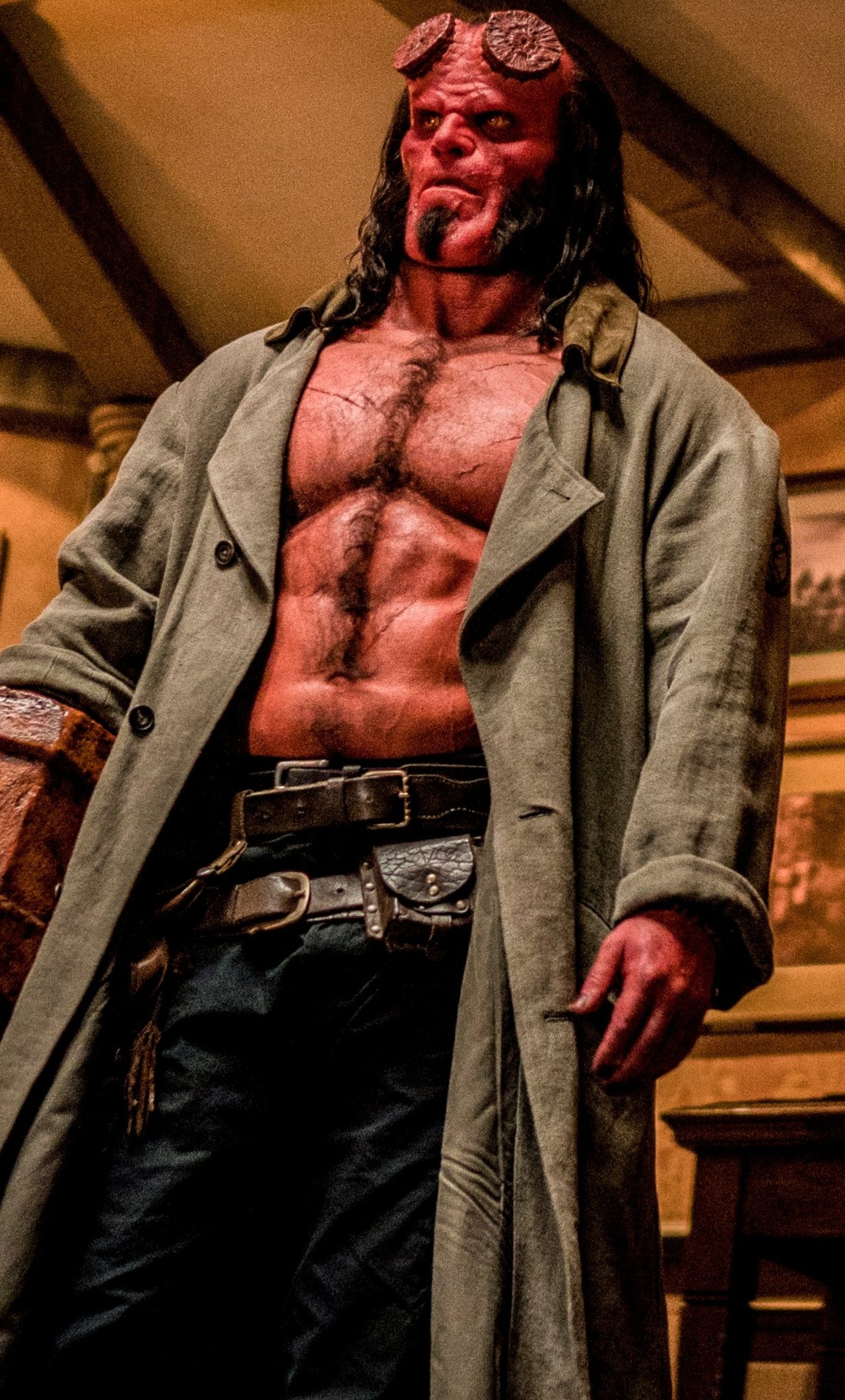 David Harbour In Hellboy Movie 2019 Wallpapers