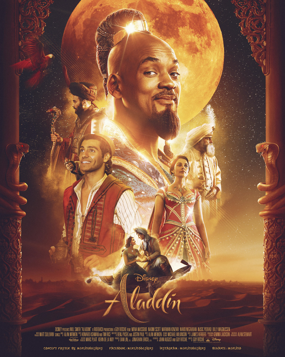 Disney Aladdin 2019 Movie Poster Wallpapers