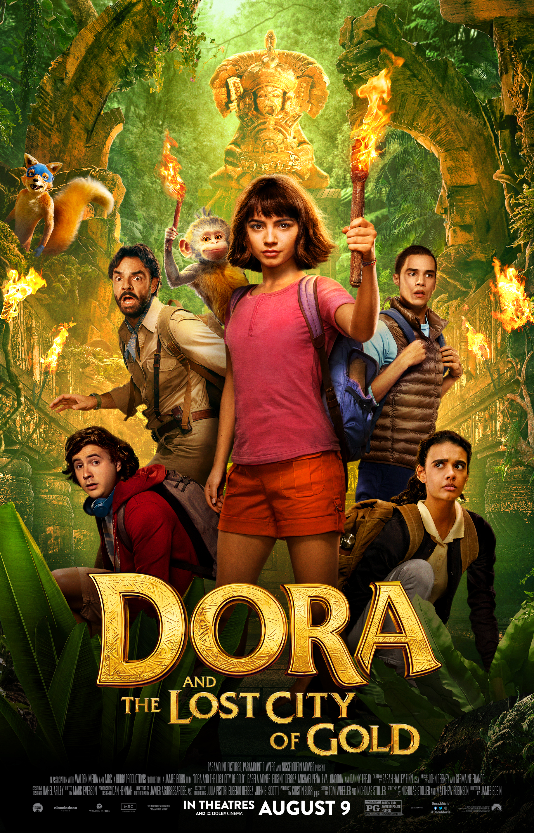 Dora And The Lost City Of Gold Movie Poster Wallpapers