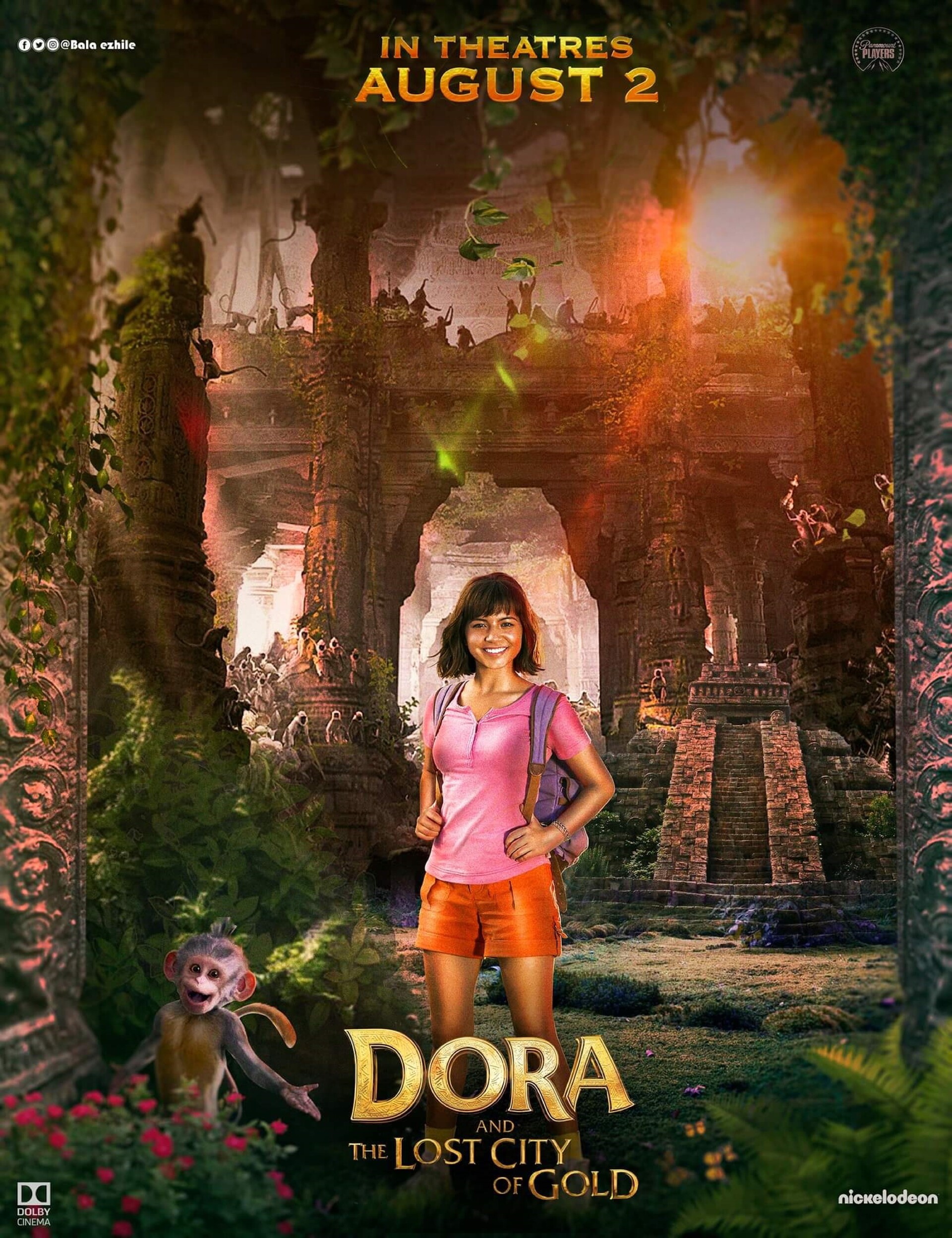 Dora And The Lost City Of Gold Movie Poster Wallpapers