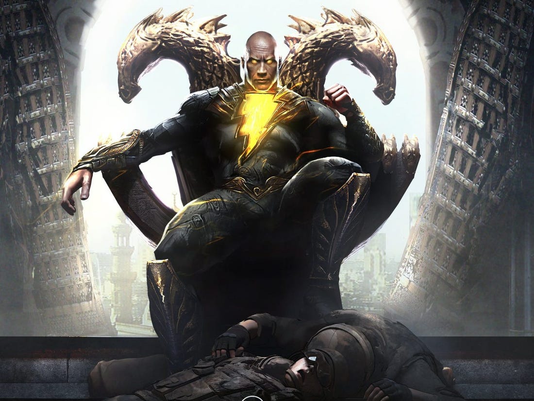 Dwayne Johnson As Black Adam Art Wallpapers