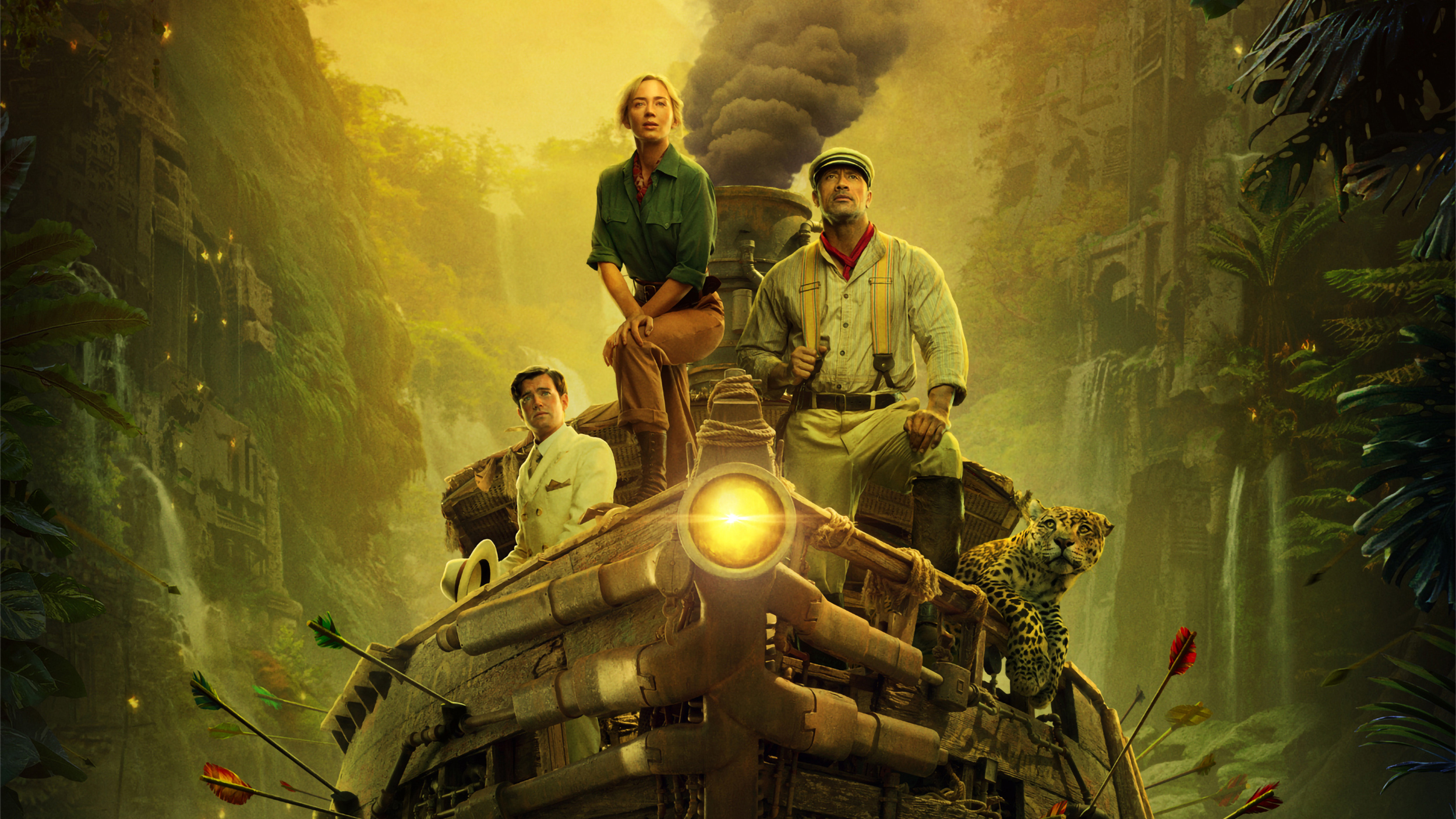 Dwayne Johnson In Jungle Cruise Movie Wallpapers