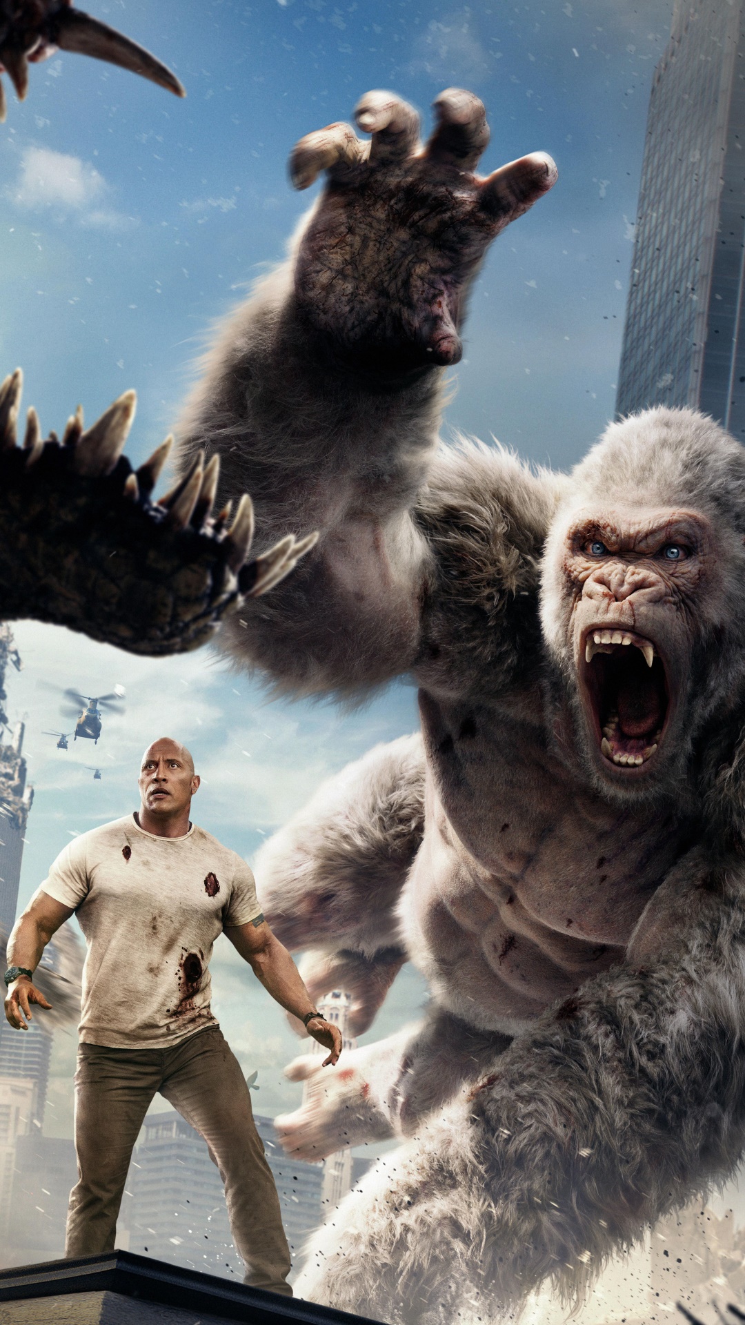 Dwayne Johnson In Rampage 2018 Wallpapers