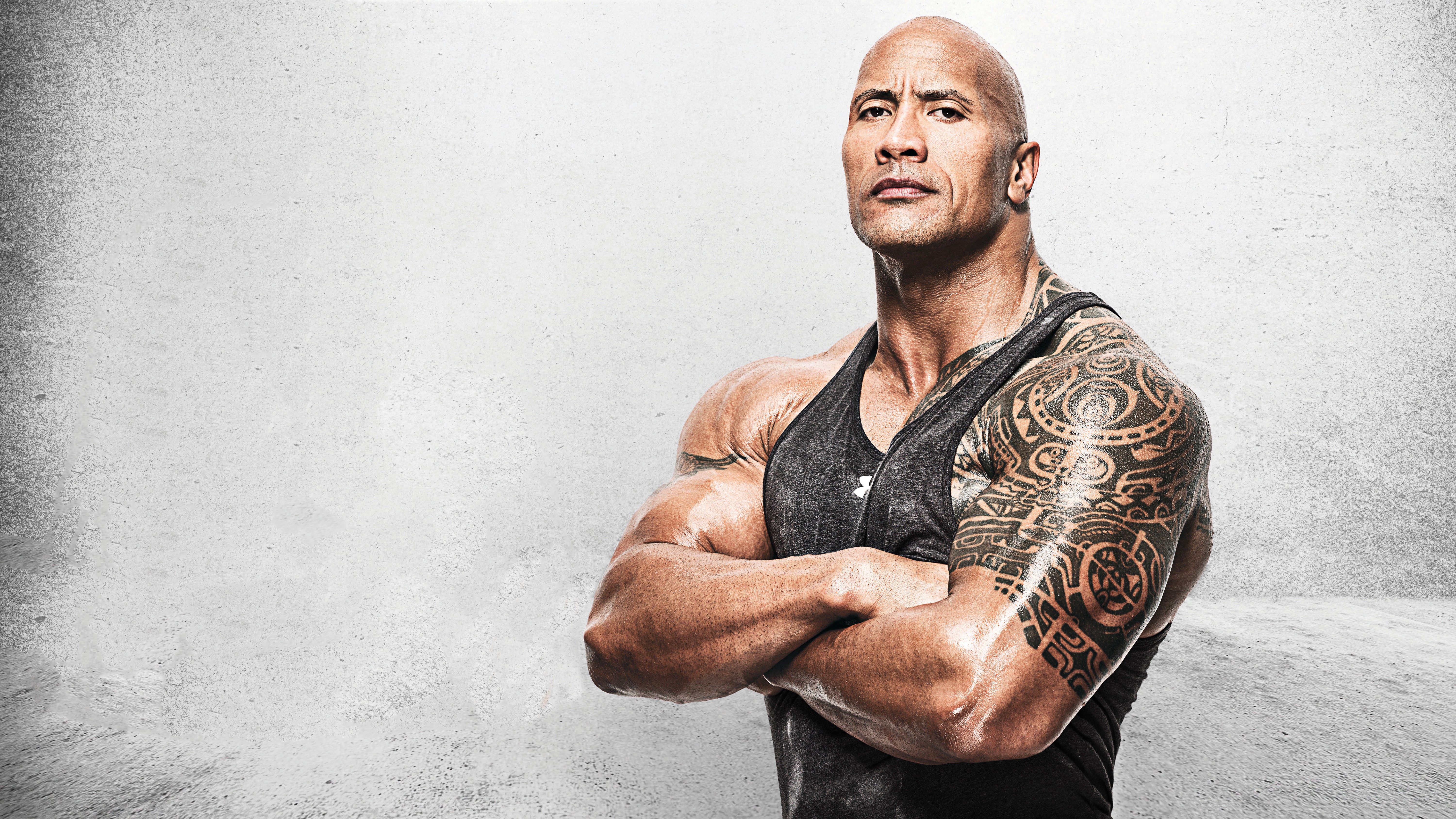 Dwayne Johnson The Rock Fast Furious 8 Bald Wallpapers