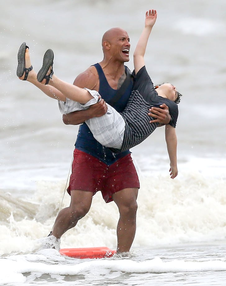 Dwayne 'The Rock' Johnson And Zac Efron In Baywatch Movie Wallpapers