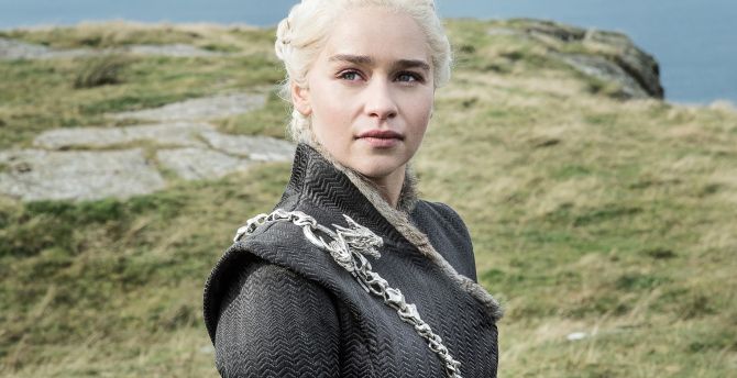 Emilia Clarke As Daenerys Targaryen In Game Of Thrones Season 7 Wallpapers