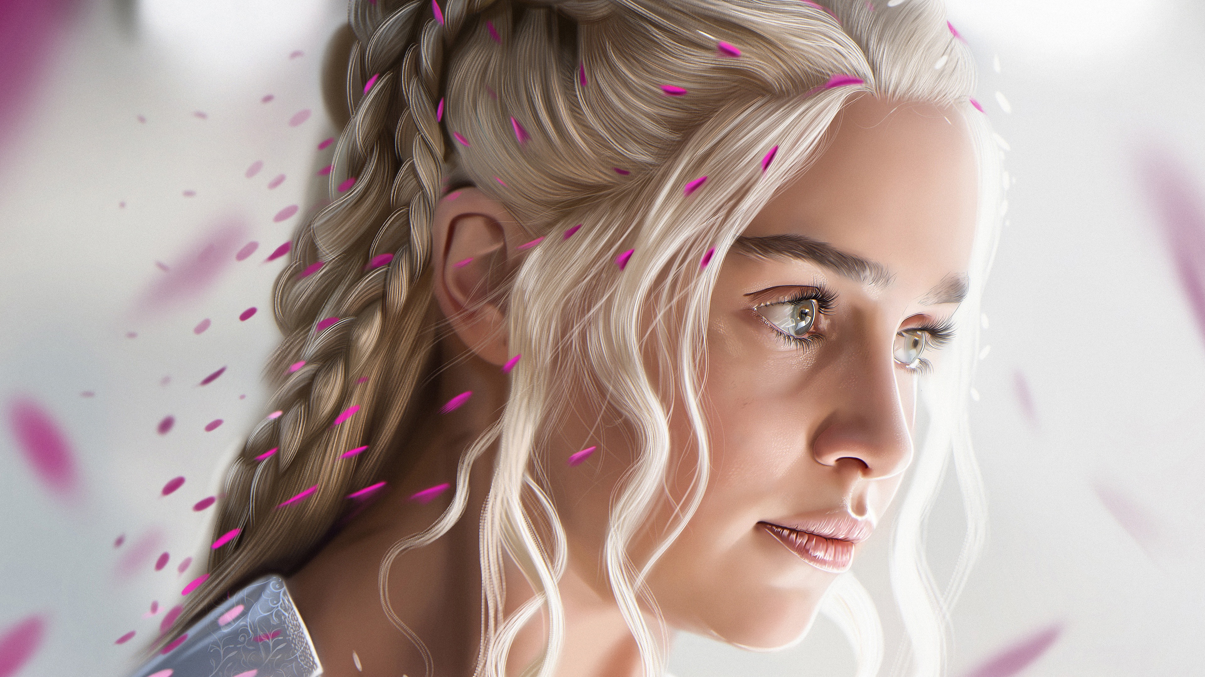 Emilia Clarke As Daenerys Targaryen In Game Of Thrones Season 7 Wallpapers