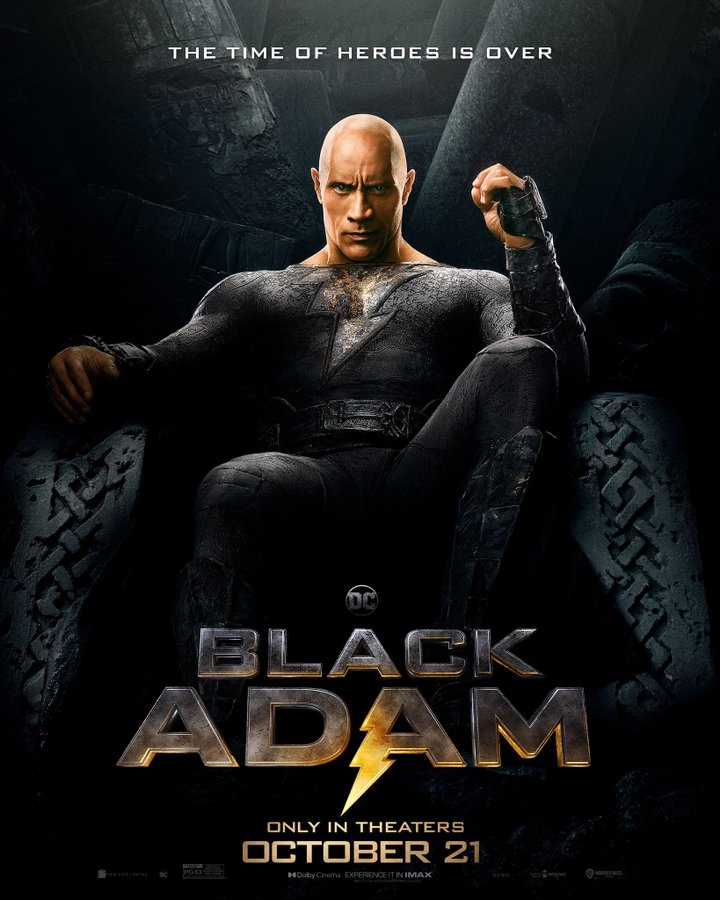 Fan Poster Of Dwayne Johnson As Black Adam Wallpapers