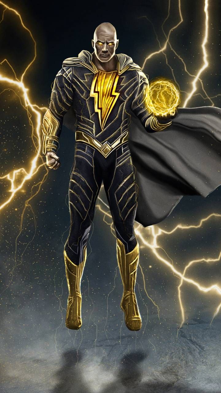 Fan Poster Of Dwayne Johnson As Black Adam Wallpapers