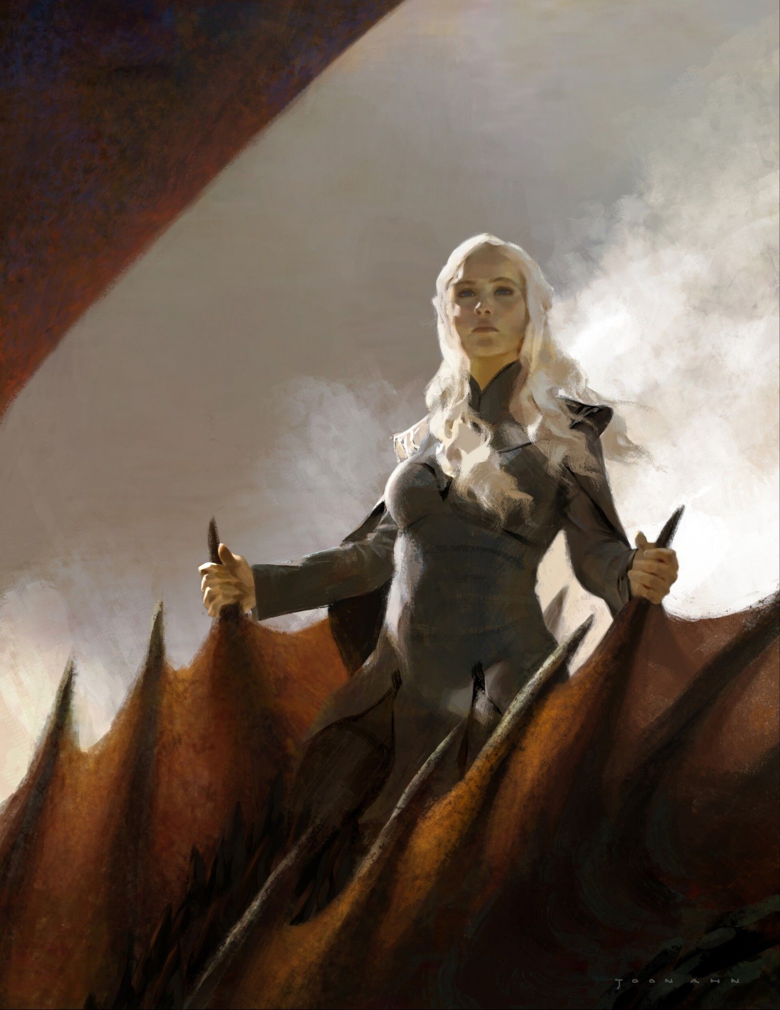 Game Of Thrones Dragon Girl Daenerys Targaryen Art Wallpapers