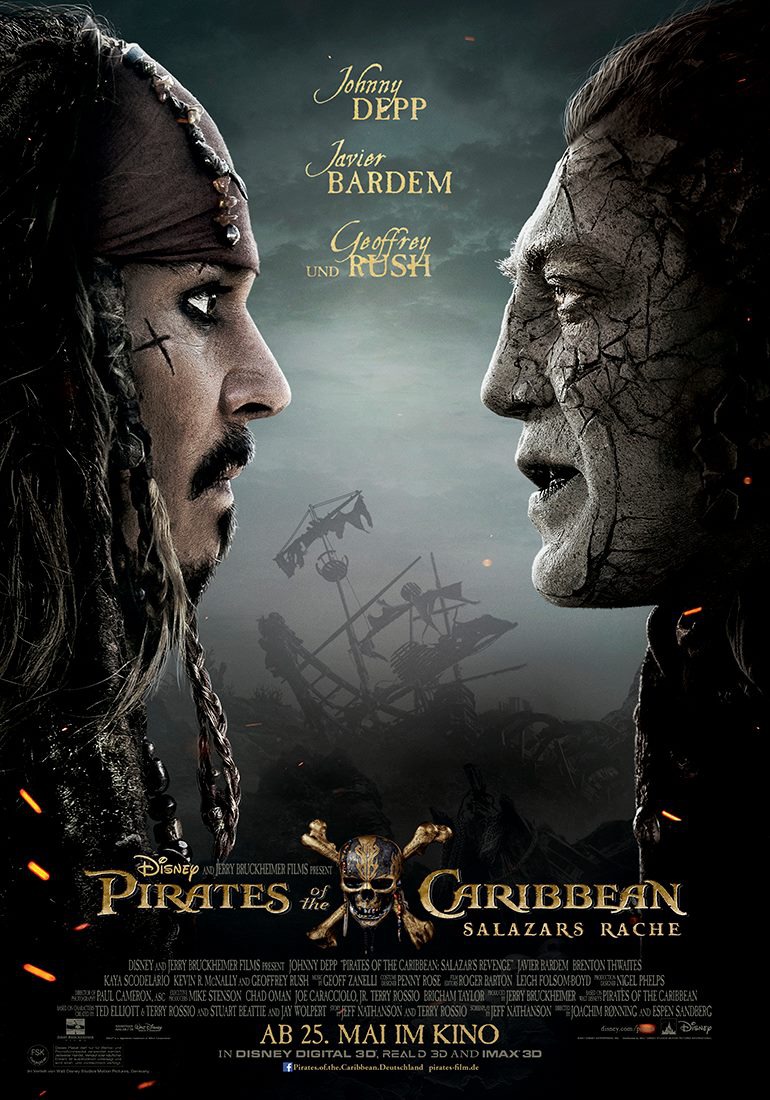 Geoffrey Rush In Pirates Of The Caribbean Dead Men Tell No Tales Movie Wallpapers