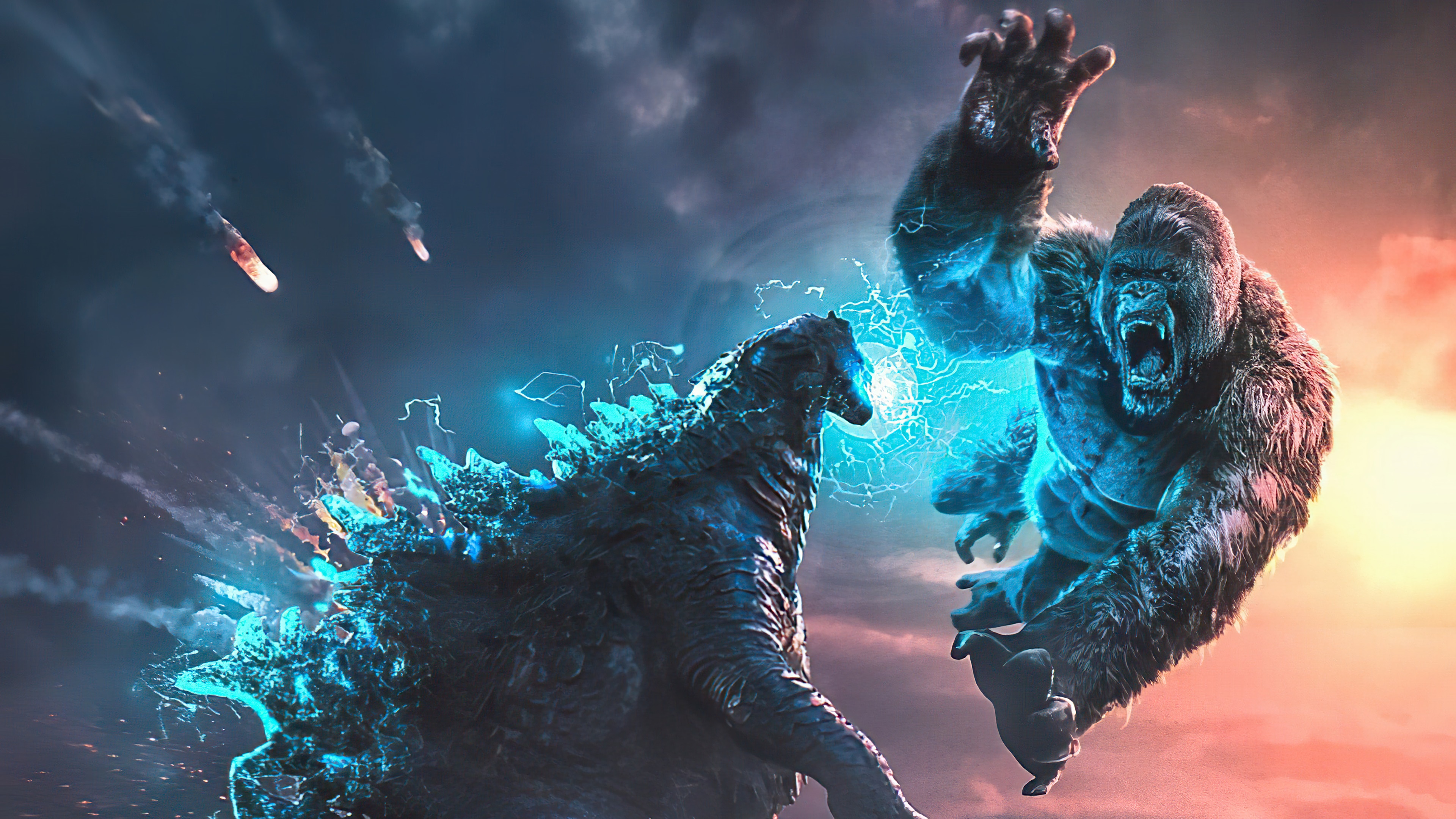 Godzilla Kong Battle Wallpapers