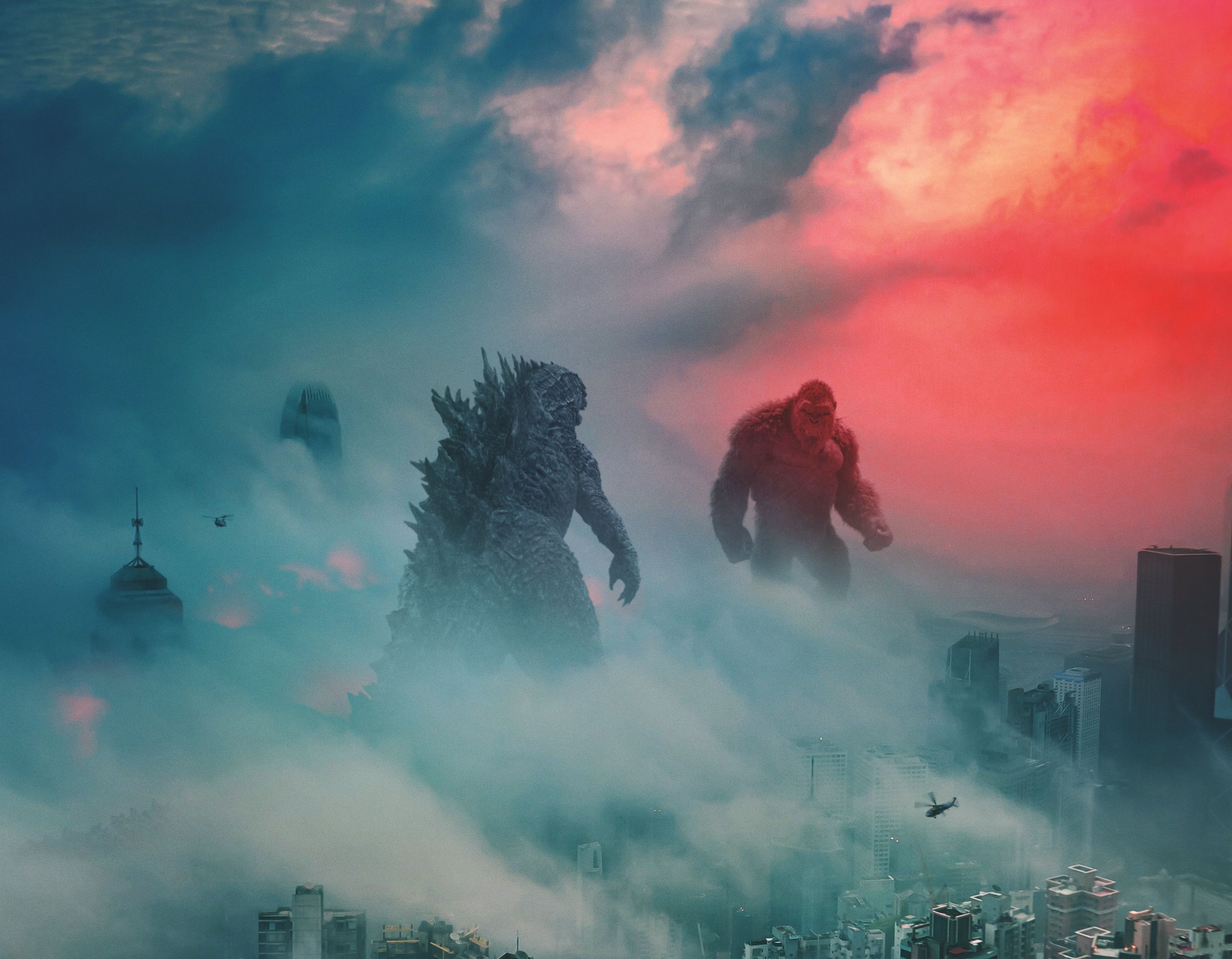 Godzilla Kong Battle Wallpapers