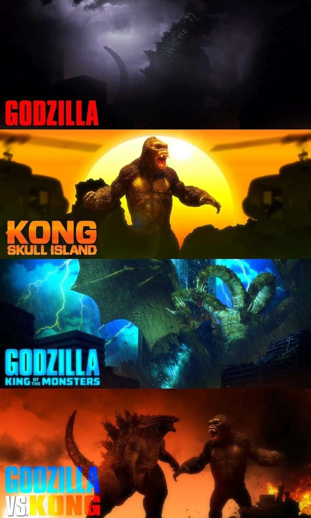 Godzilla Vs Kong 2021 Poster Wallpapers