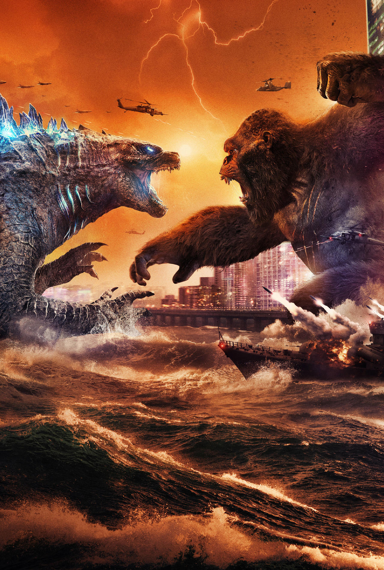 Godzilla Vs Kong 2021 Poster Wallpapers