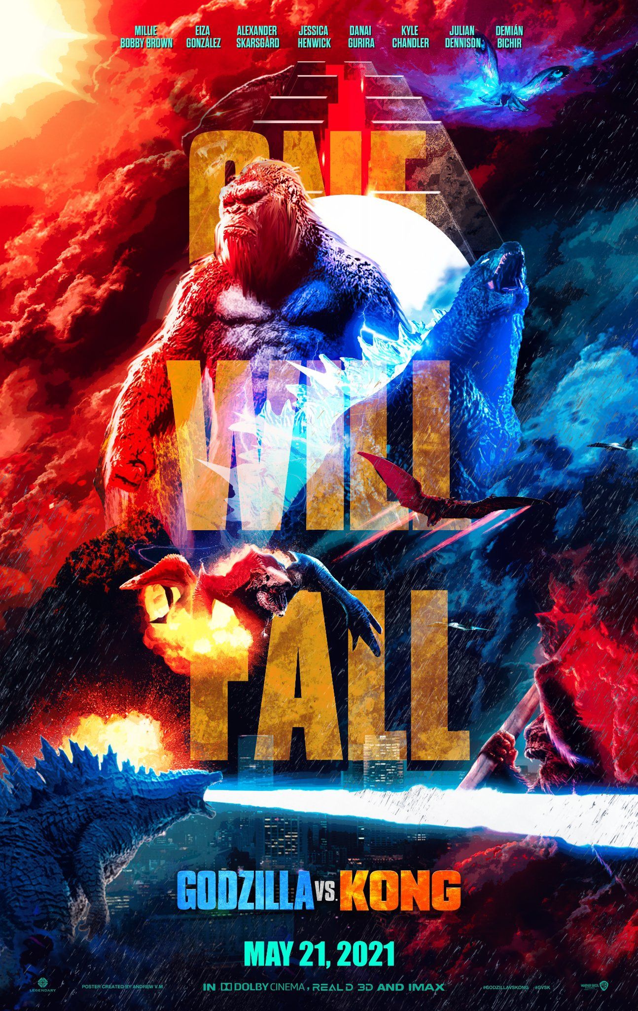 Godzilla Vs Kong 2021 Poster Wallpapers