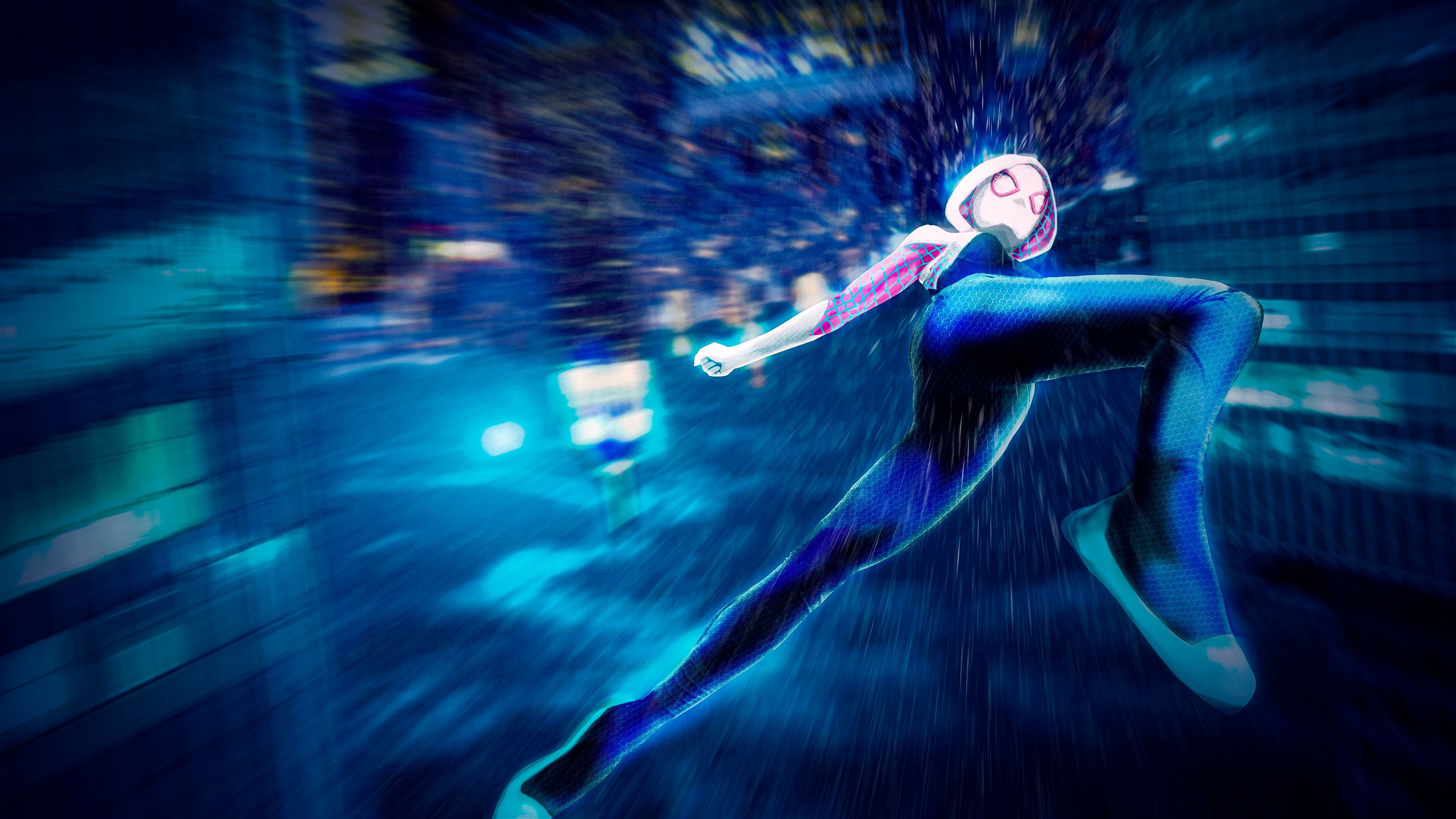 Gwen Stacy In Spider-Man Across The Spider-Verse Wallpapers