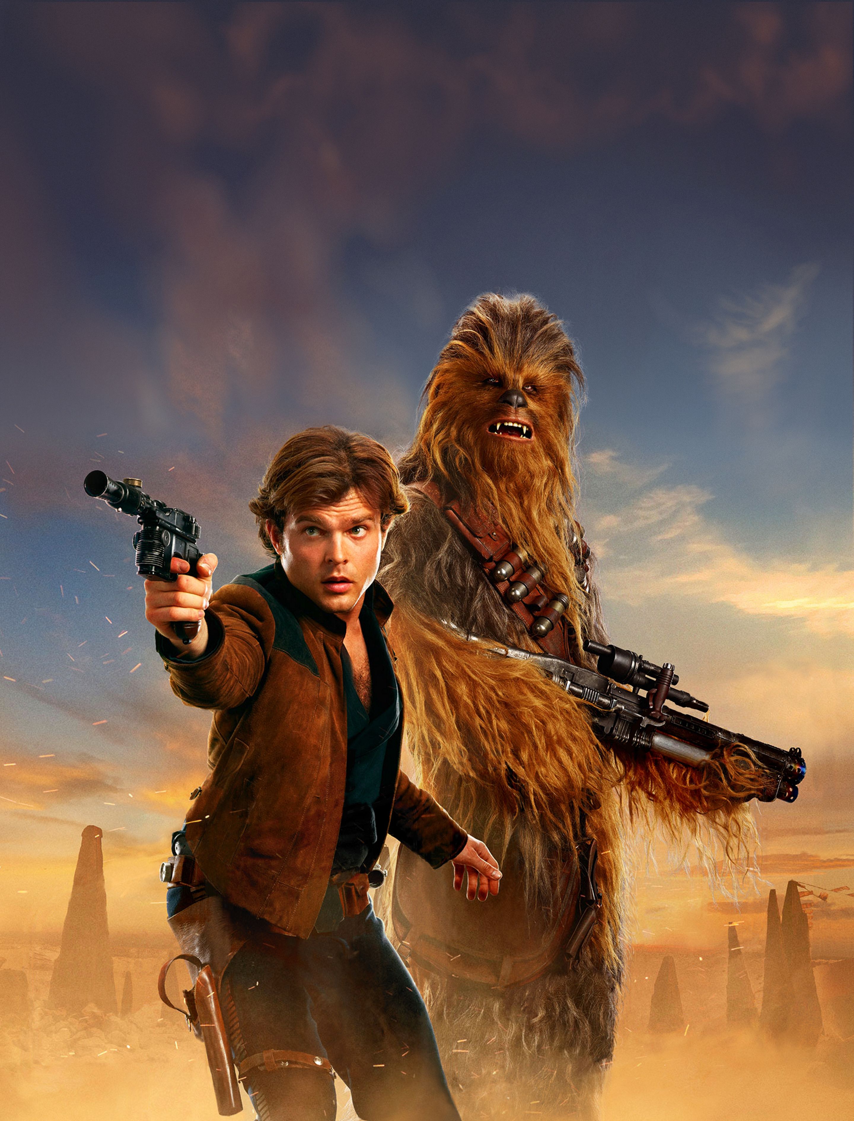 Han Solo And Chewbacca In Solo A Star Wars Story Wallpapers