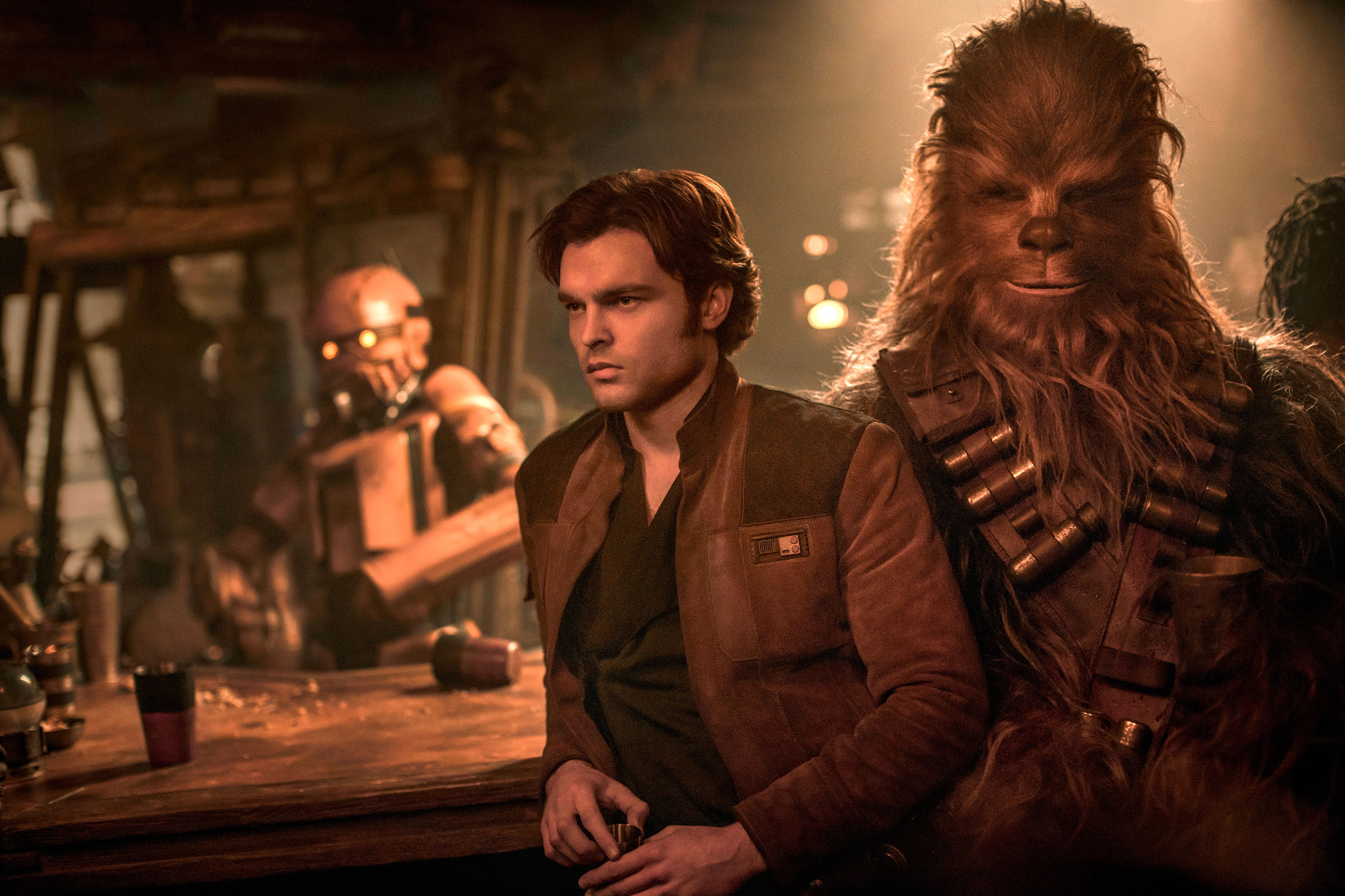 Han Solo And Chewbacca In Solo A Star Wars Story Wallpapers