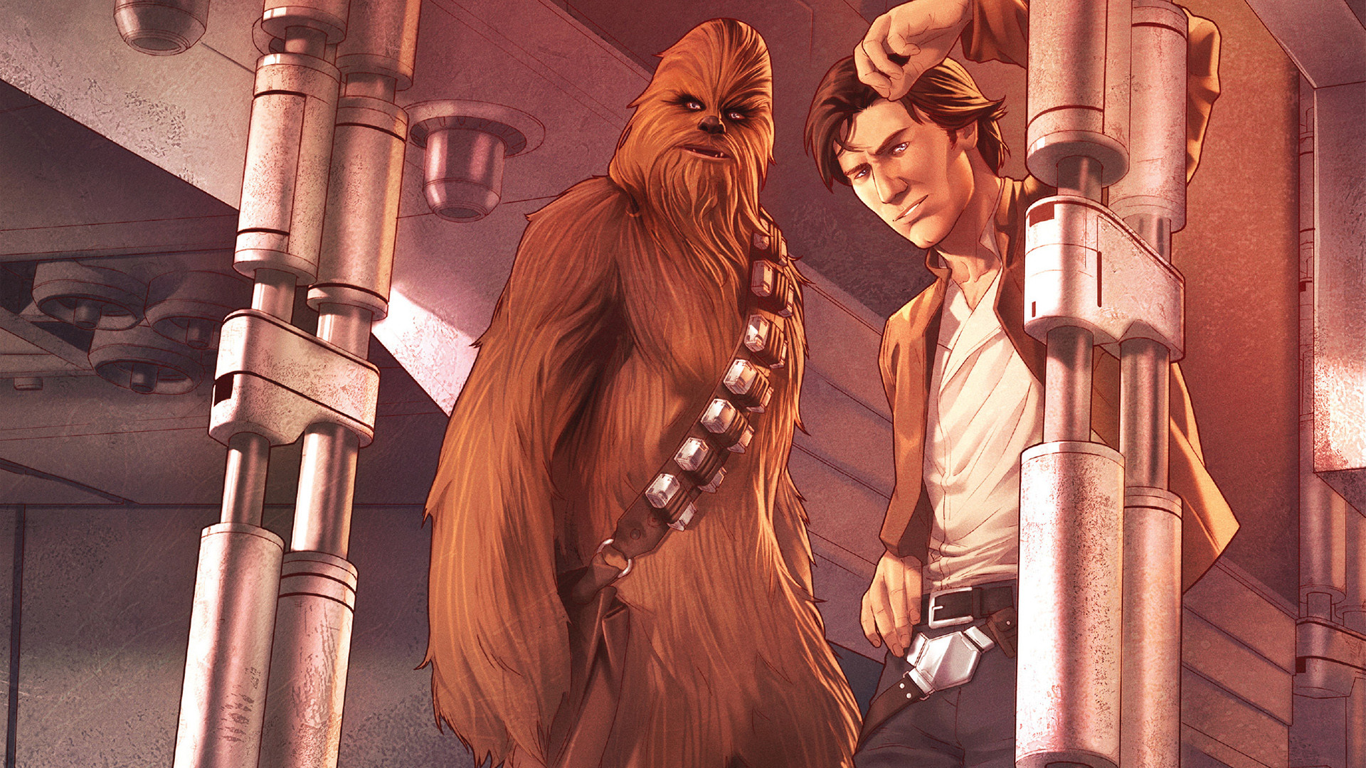 Han Solo And Chewbacca In Solo A Star Wars Story Wallpapers