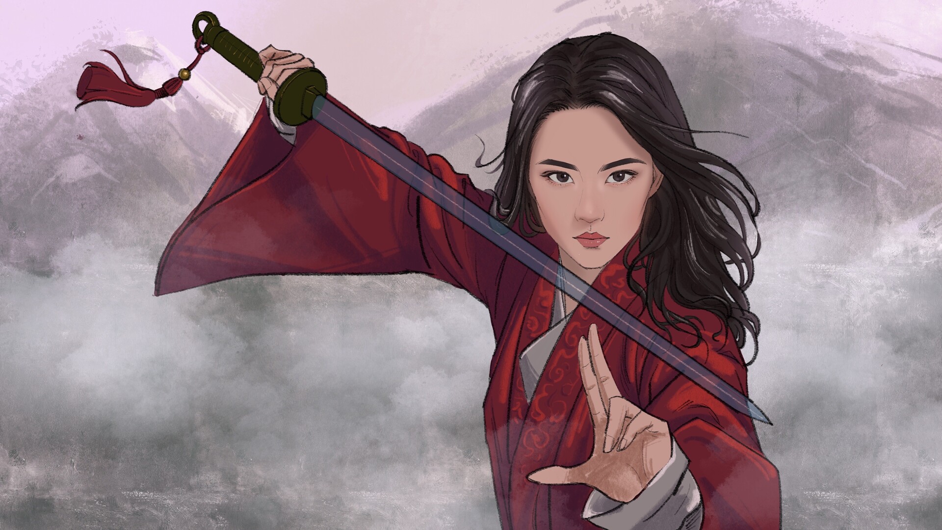 Hua Mulan 4K Poster Wallpapers