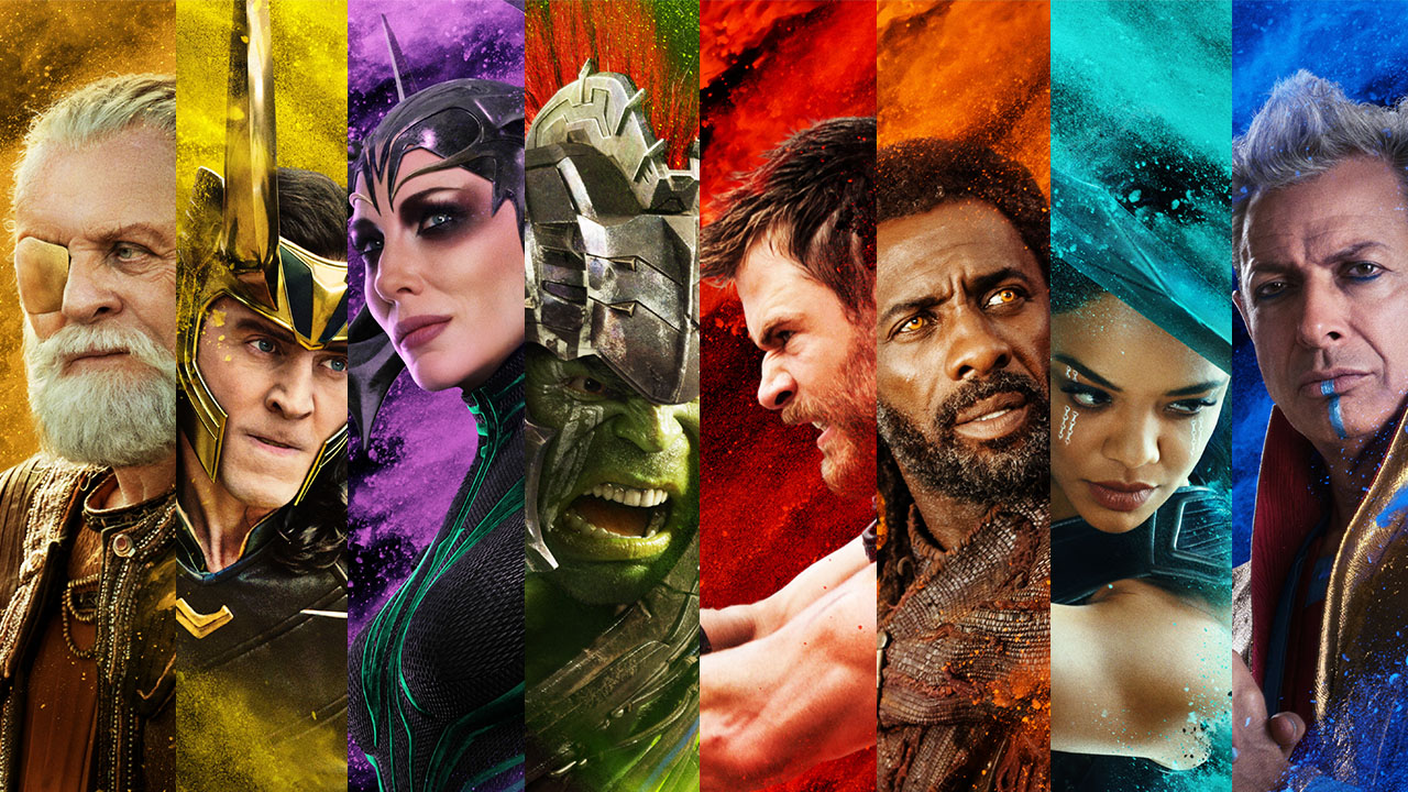 Hulk Hela Thor In Thor Ragnarok Poster Wallpapers