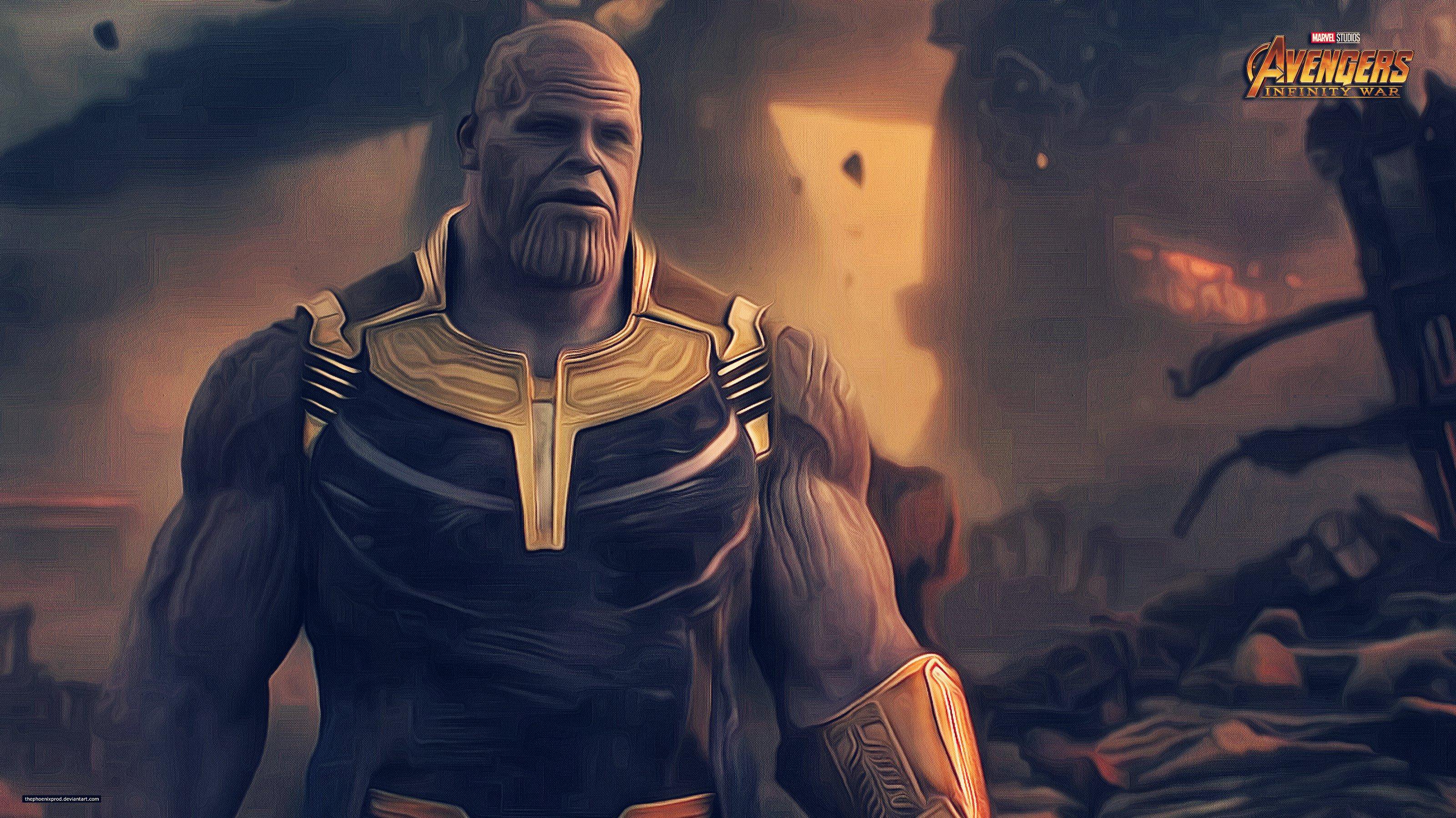 Infinity Gauntlet Of Thanos Avengers Infinity War 2018 Wallpapers