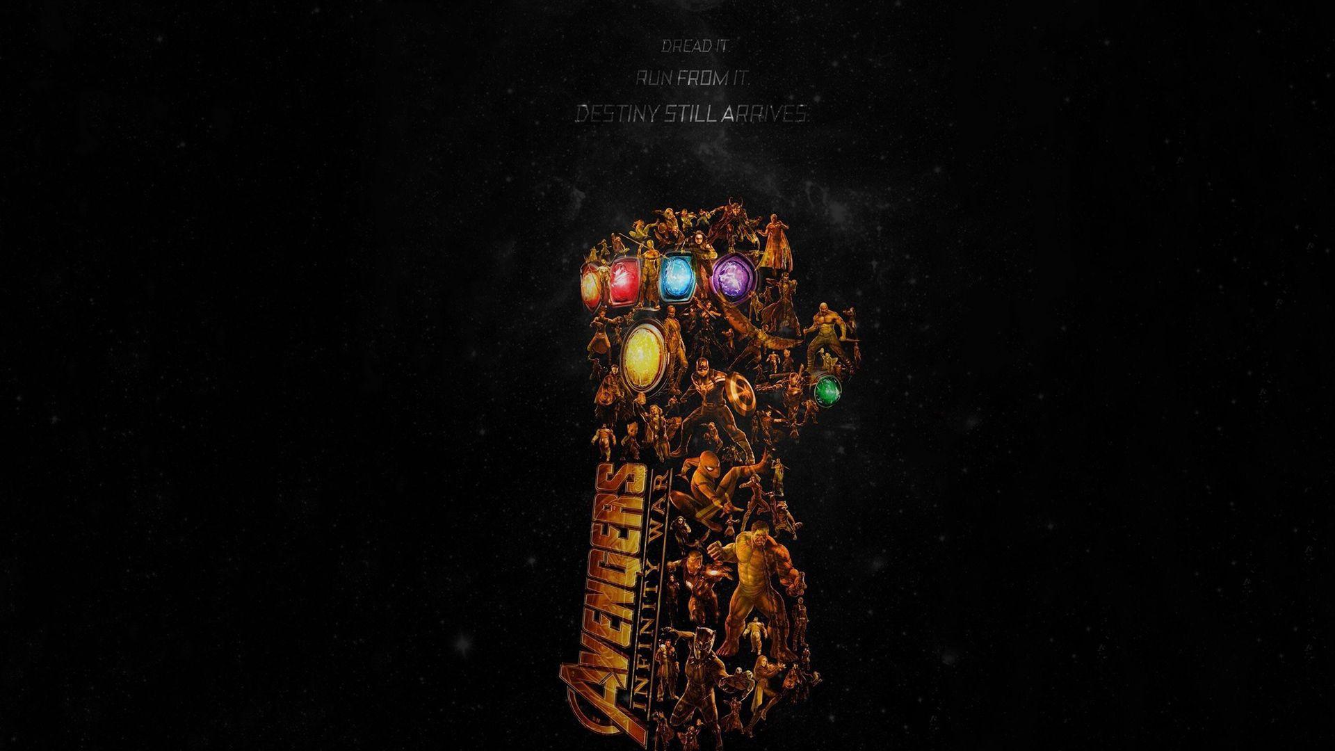 Infinity Gauntlet Of Thanos Avengers Infinity War 2018 Wallpapers