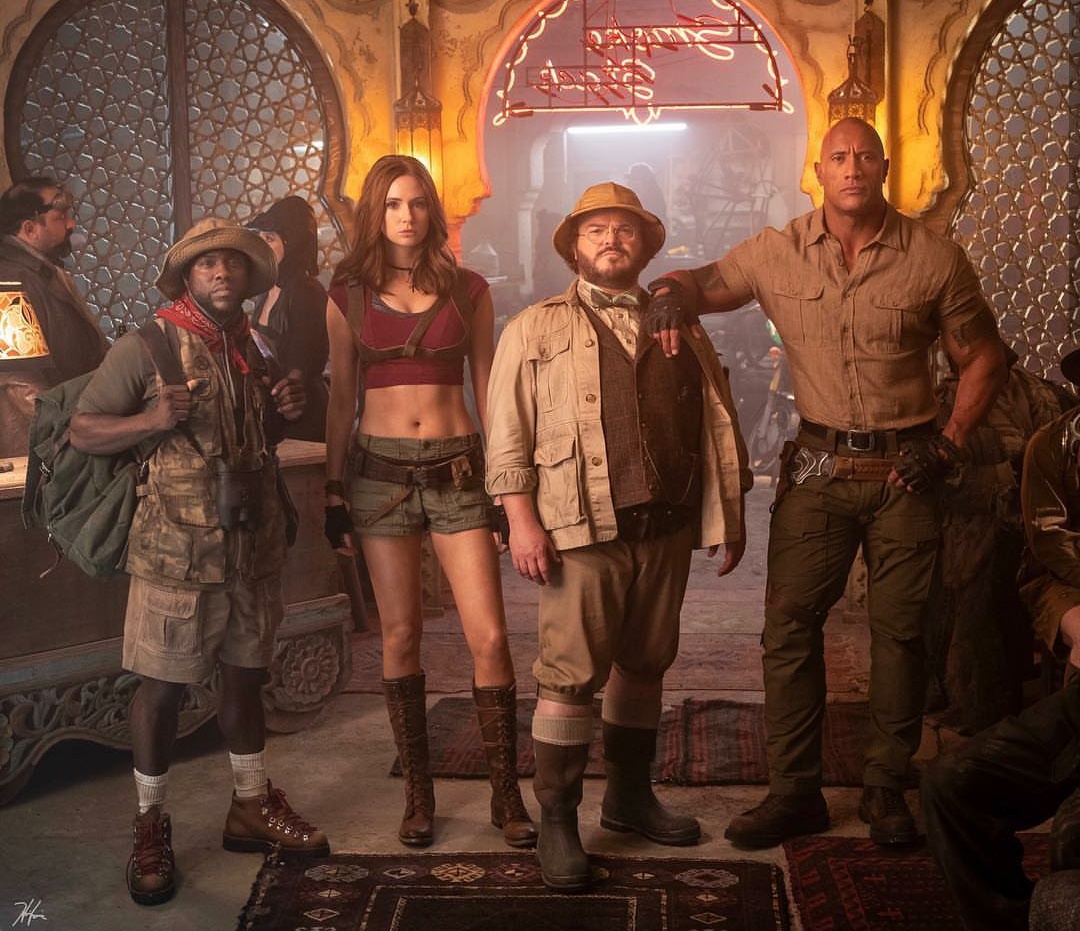 Jack Black And Karen Gillan In Jumanji The Next Level Wallpapers