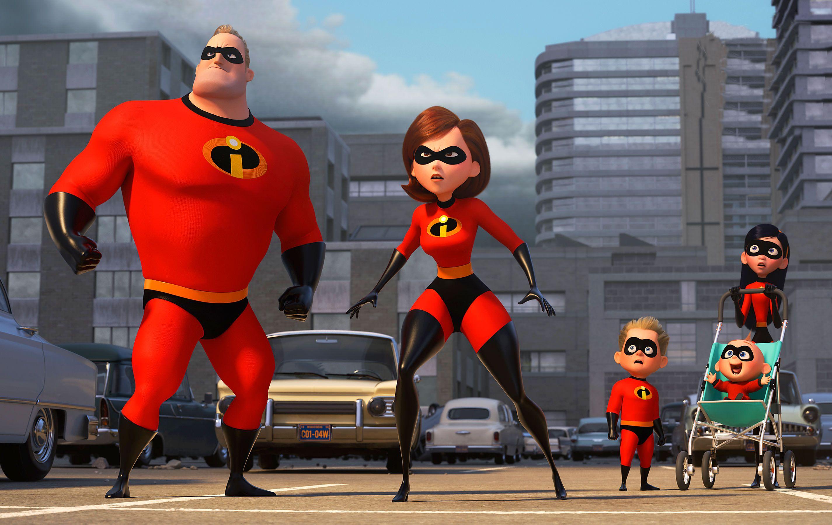 Jack Jack Parr And Elastigirl The Incredibles 2 Wallpapers