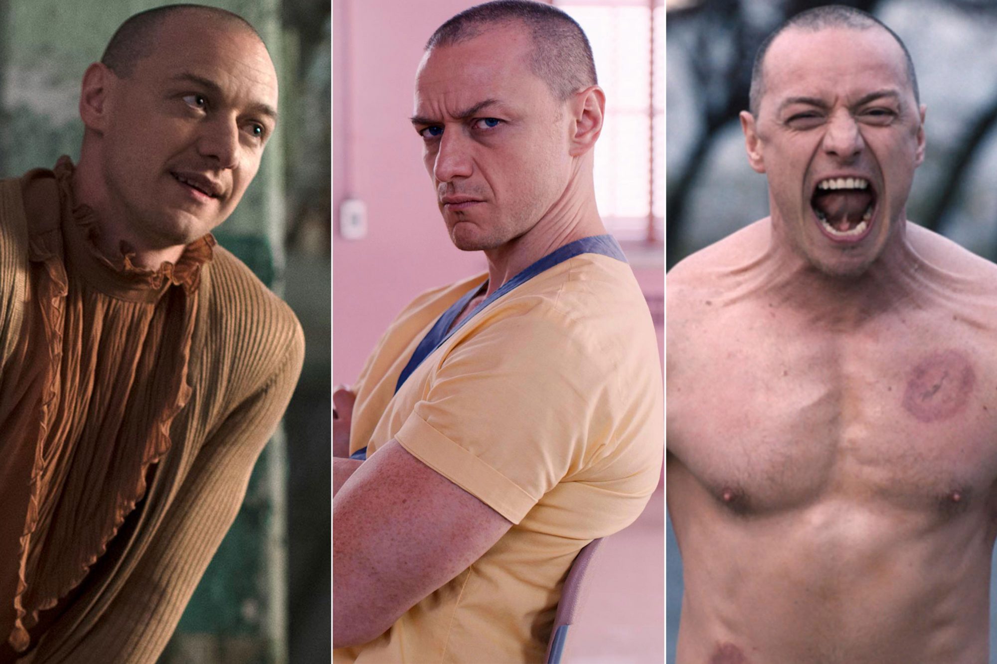 James Mcavoy As The Horde In Glass Movie Wallpapers