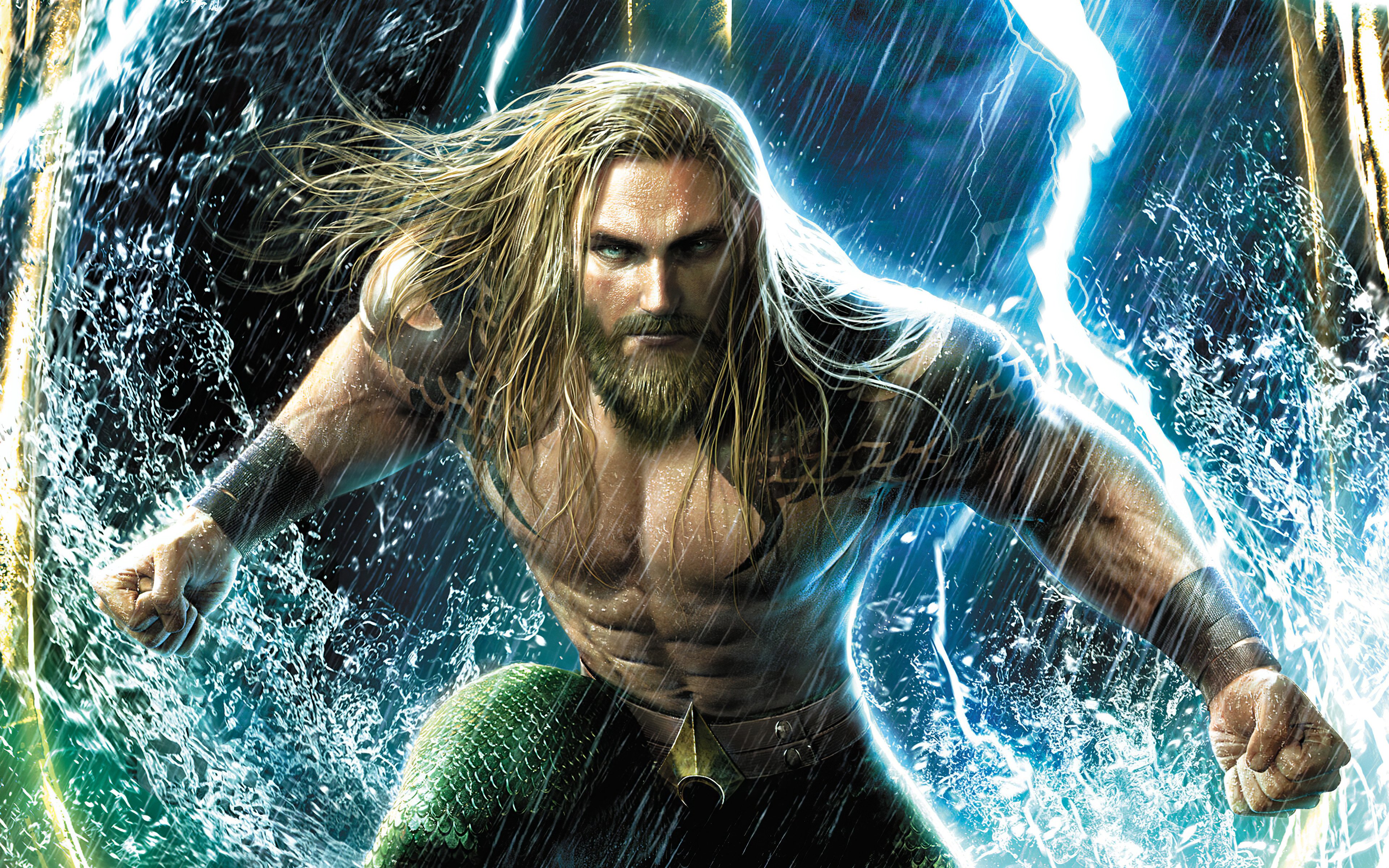 Jason Momoa As Aquaman Art Wallpapers