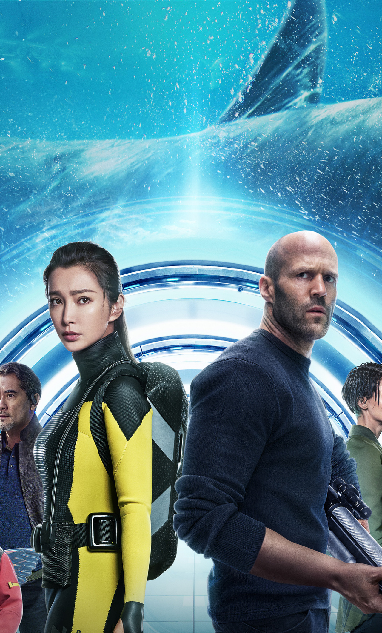 Jason Statham And Li Bingbing The Meg 2018 Movie Wallpapers