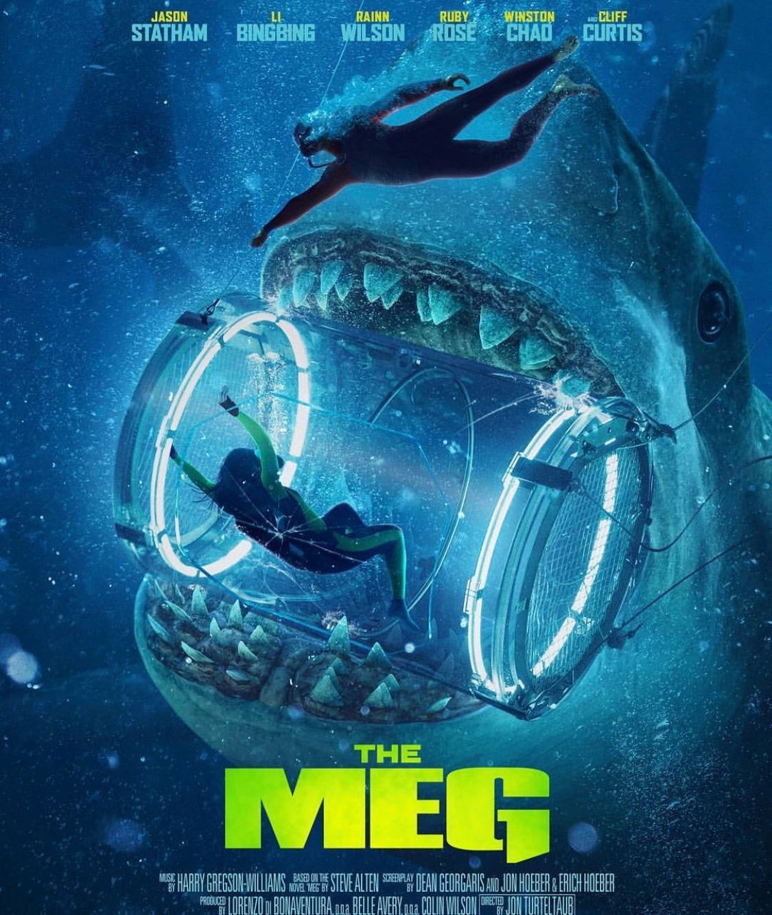 Jason Statham And Li Bingbing The Meg 2018 Movie Wallpapers